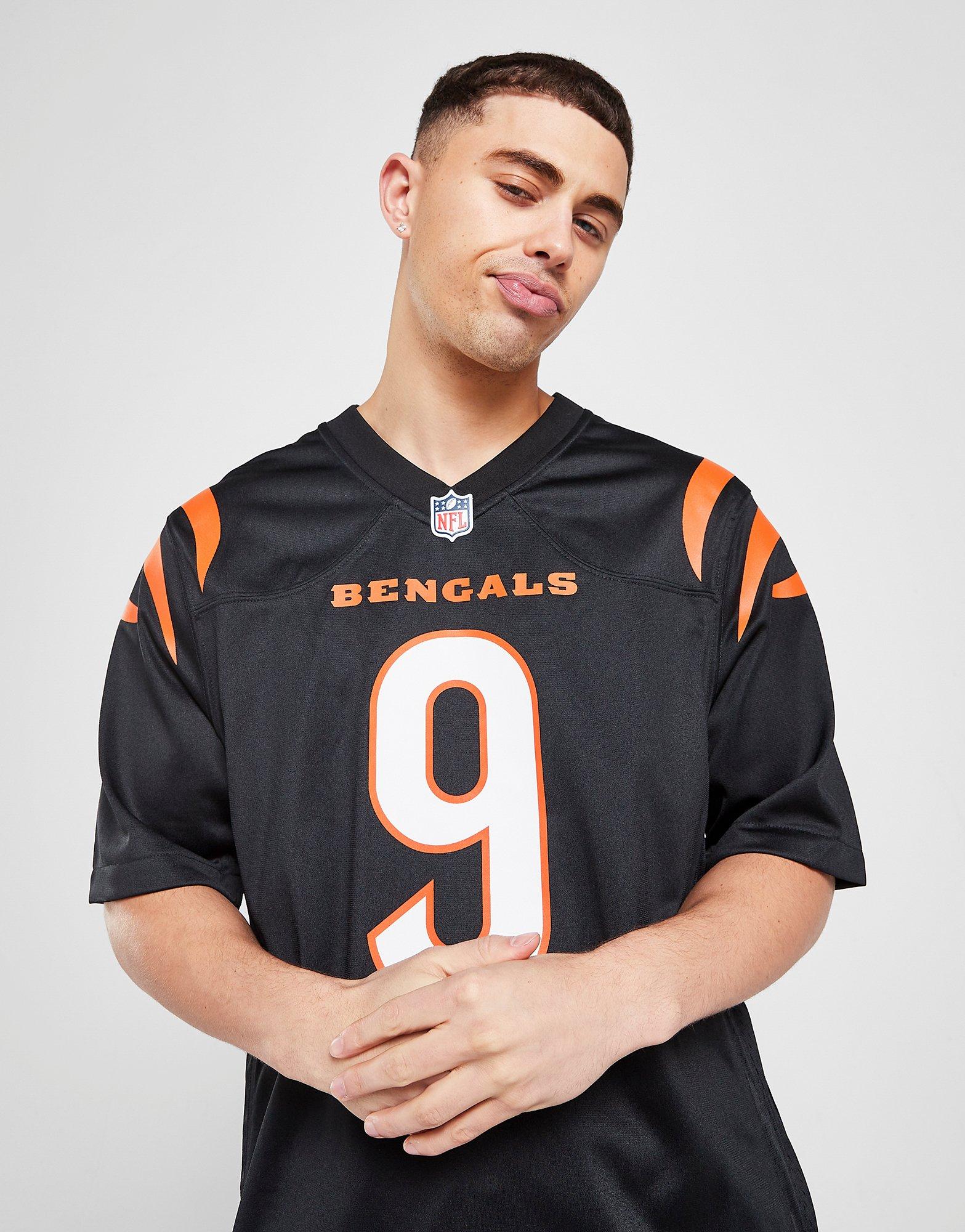 Black Nike NFL Cincinnati Bengals Burrow #9 Jersey - JD Sports Ireland