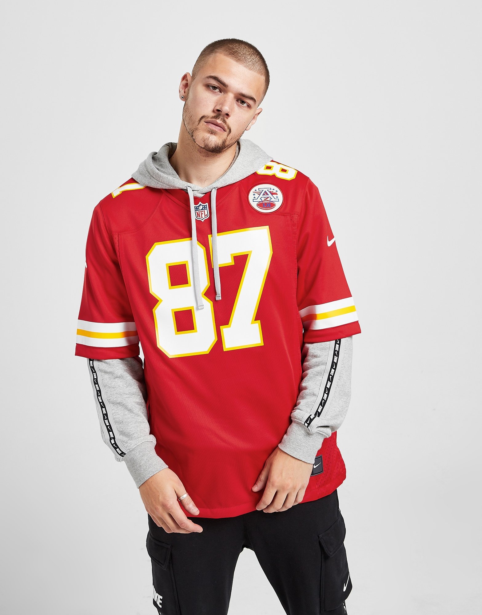Red Nike NFL Kansas City Chiefs Kelce #87 Jersey - JD Sports Australia