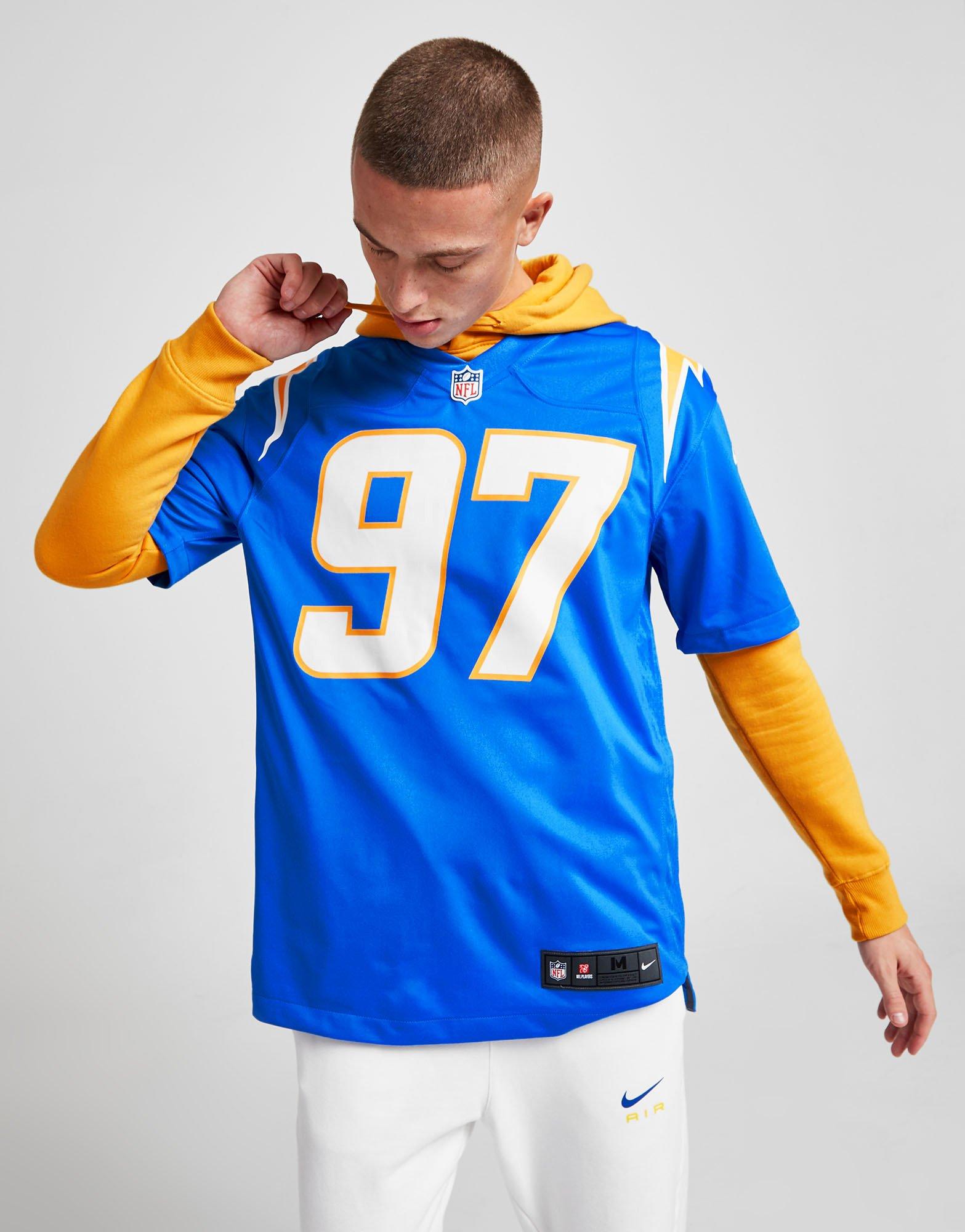 Blue Nike NFL LA Chargers Bosa 97 Game Jersey JD Sports UK