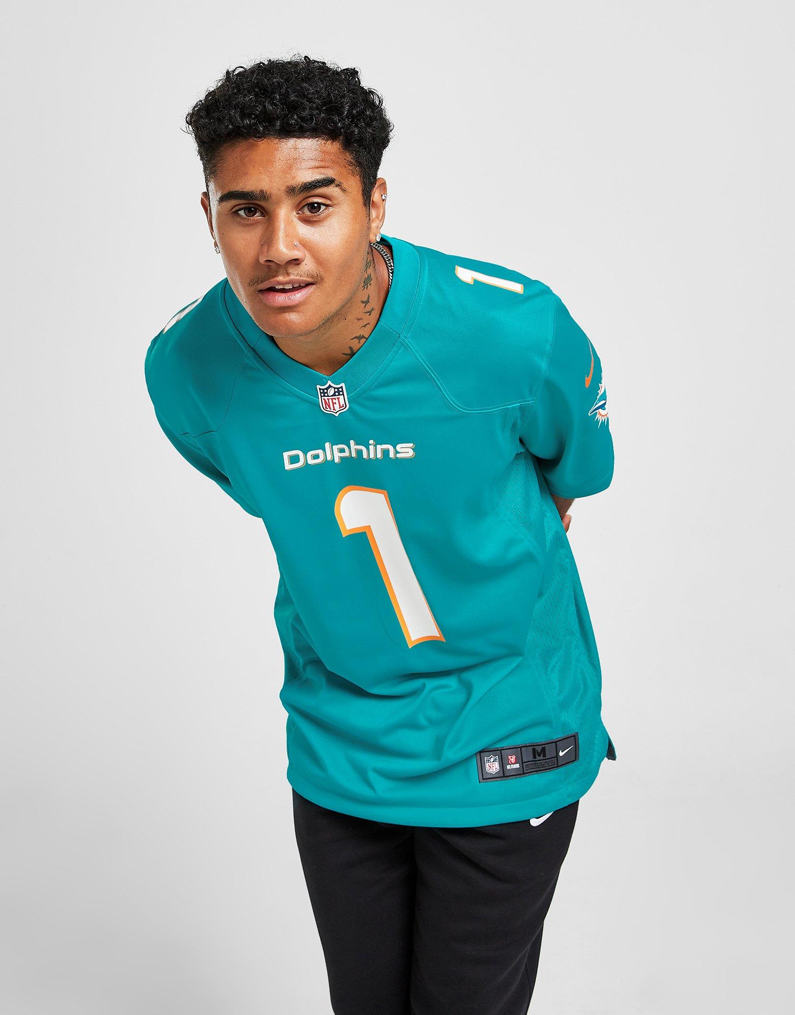 Green Nike NFL Miami Dolphins Tagovailoa #1 Team Jersey