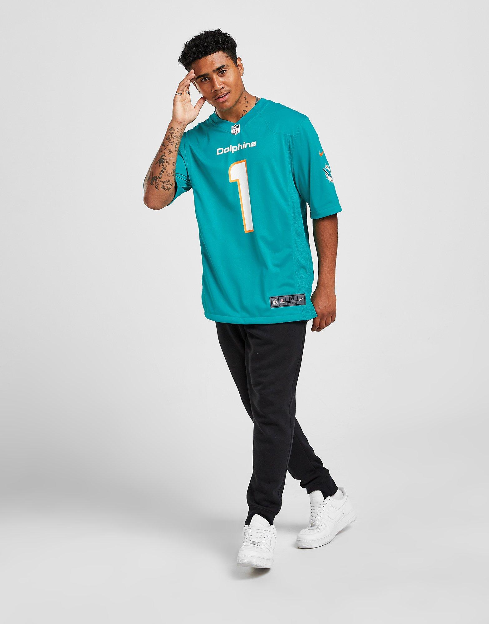 Green Nike NFL Miami Dolphins Tagovailoa #1 Team Jersey