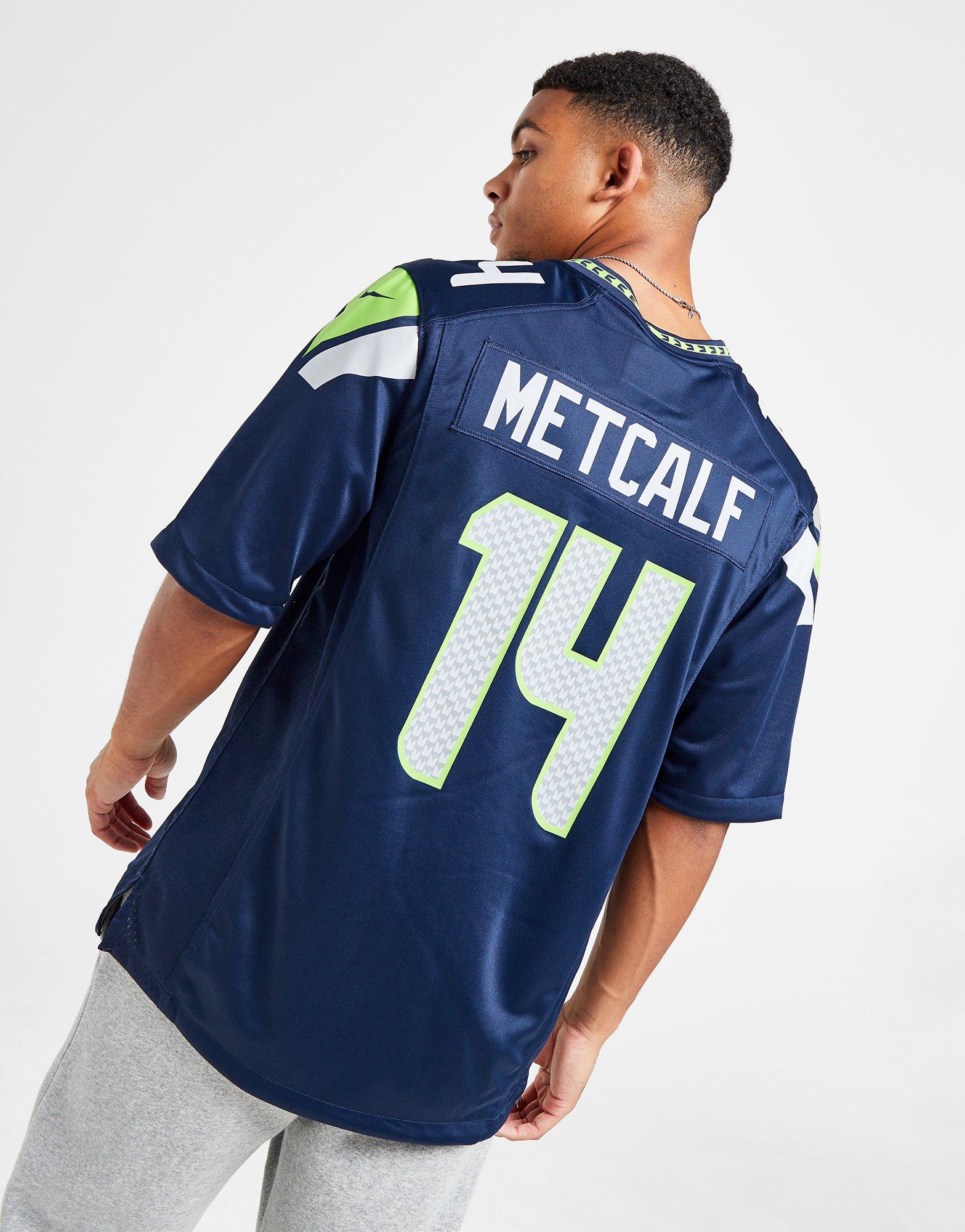 Men's Nike Dk Metcalf White Seattle Seahawks Vapor Limited Jersey