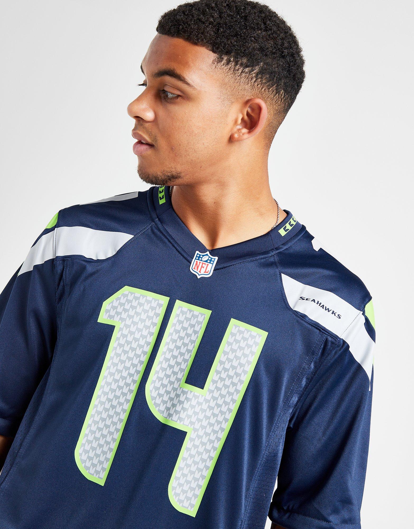 Seattle Seahawks Dk Metcalf #14 Nfl 2020 Black Jersey - Bluefink