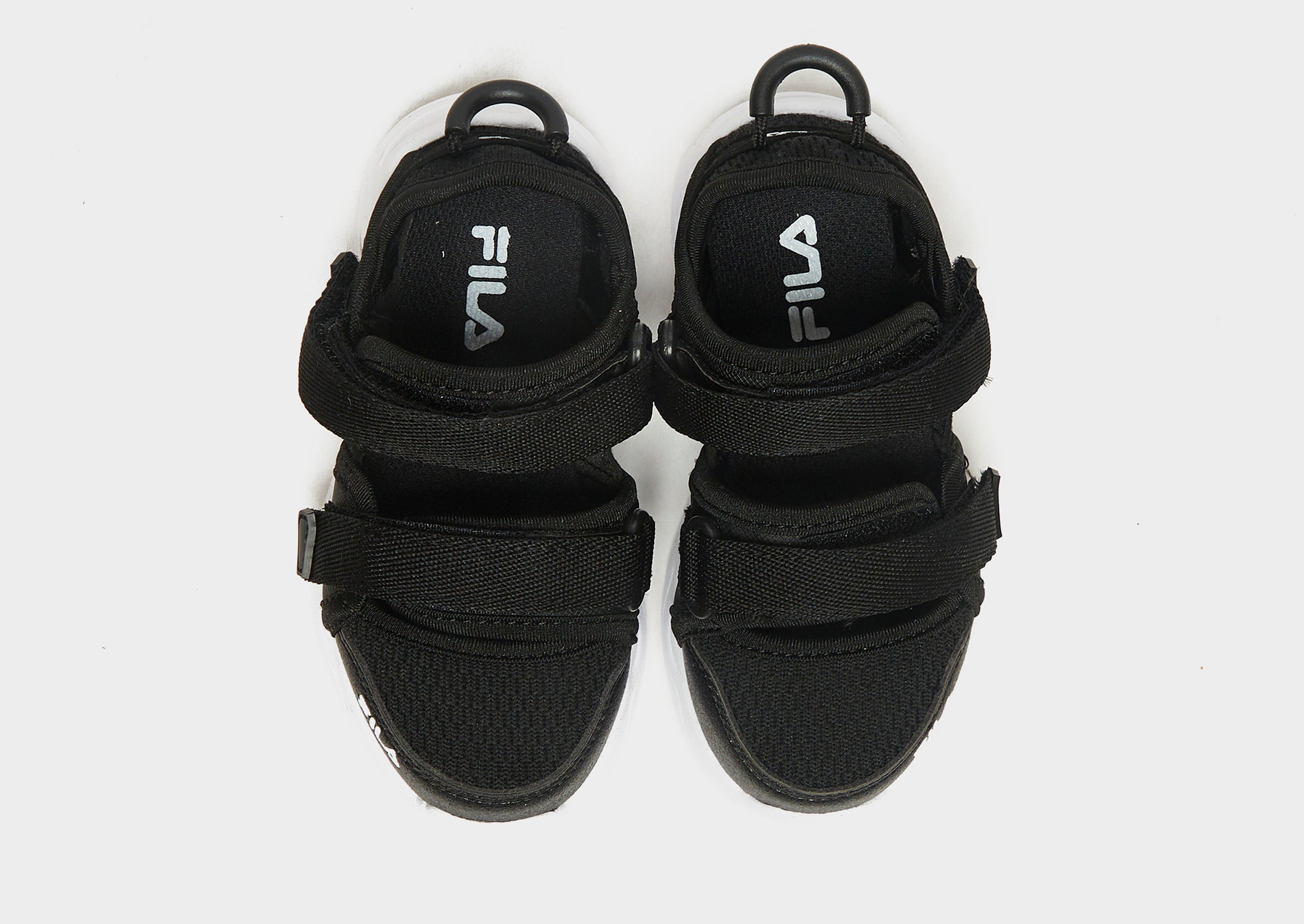 Fila shop black sandals