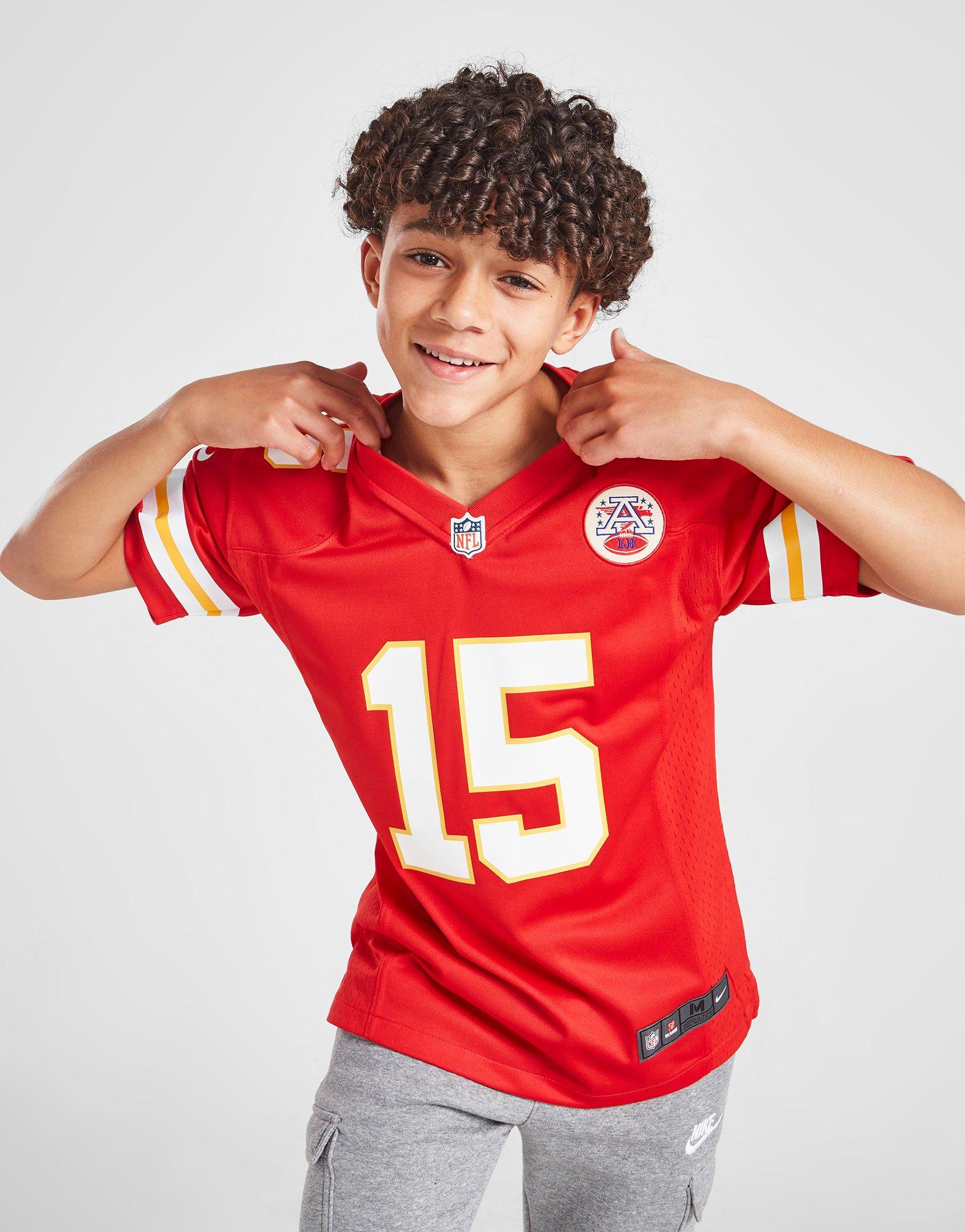 Red Nike NFL Kansas City Chiefs Mahomes #15 Jersey