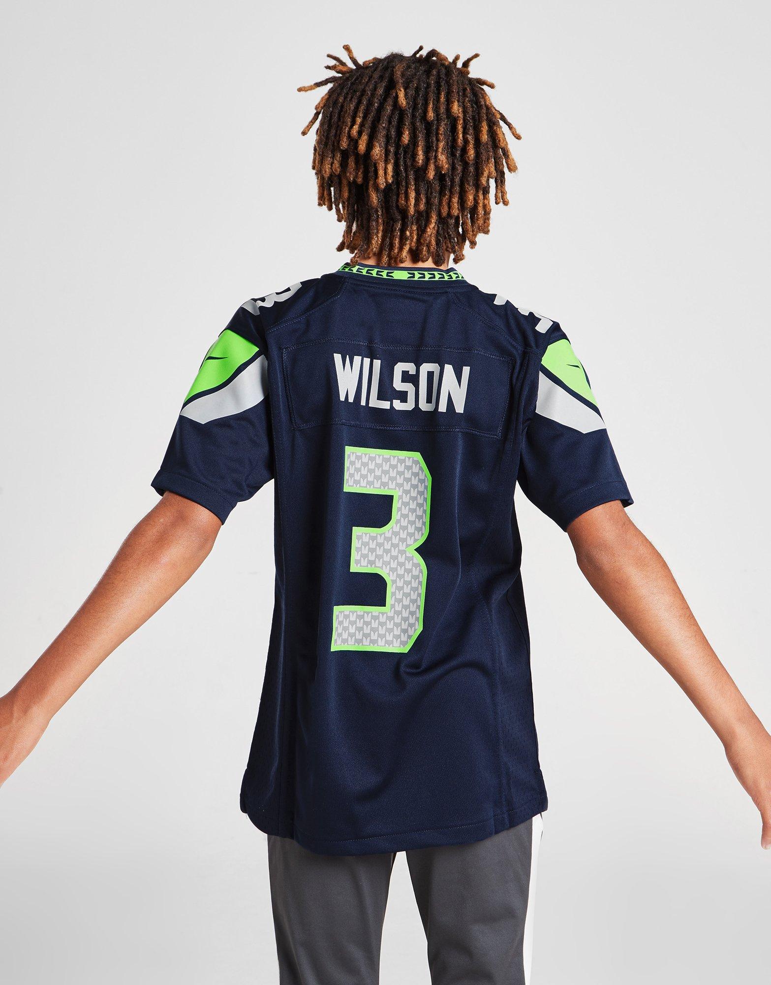Nike NFL Seattle Seahawks Wilson #3 Jersey Junior