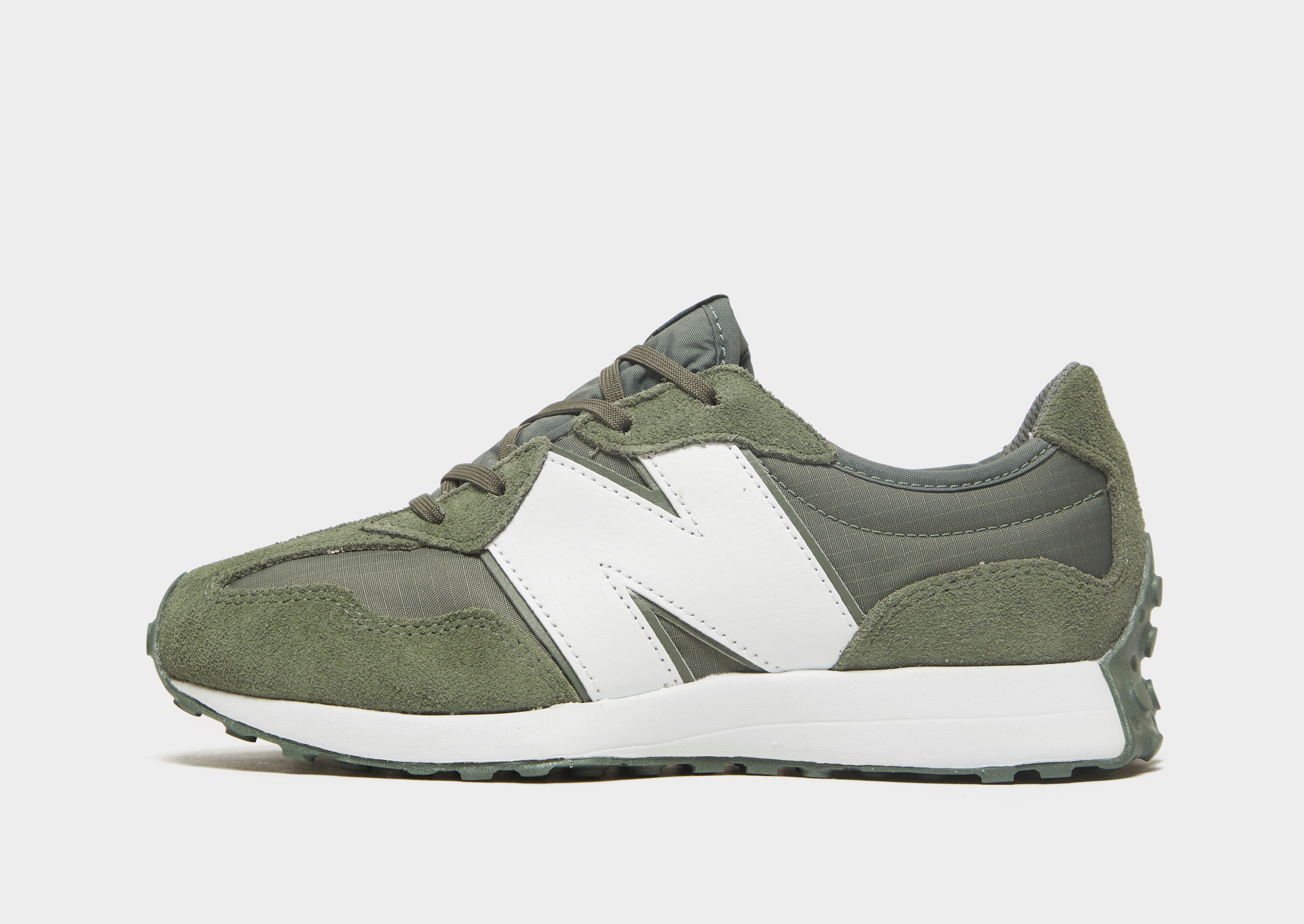 junior new balance 327 cream