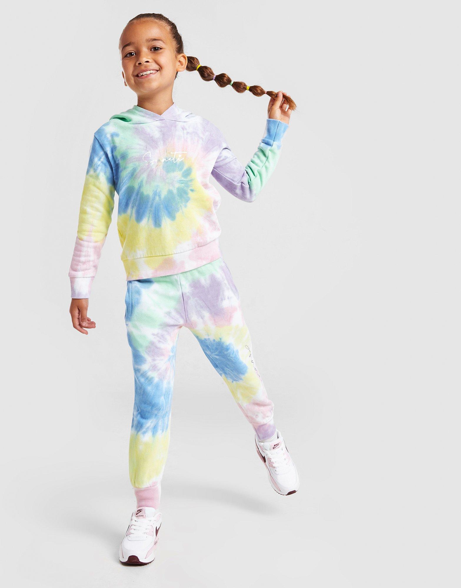 Sonneti Girls' Mini Tie Dye Tracksuit Children