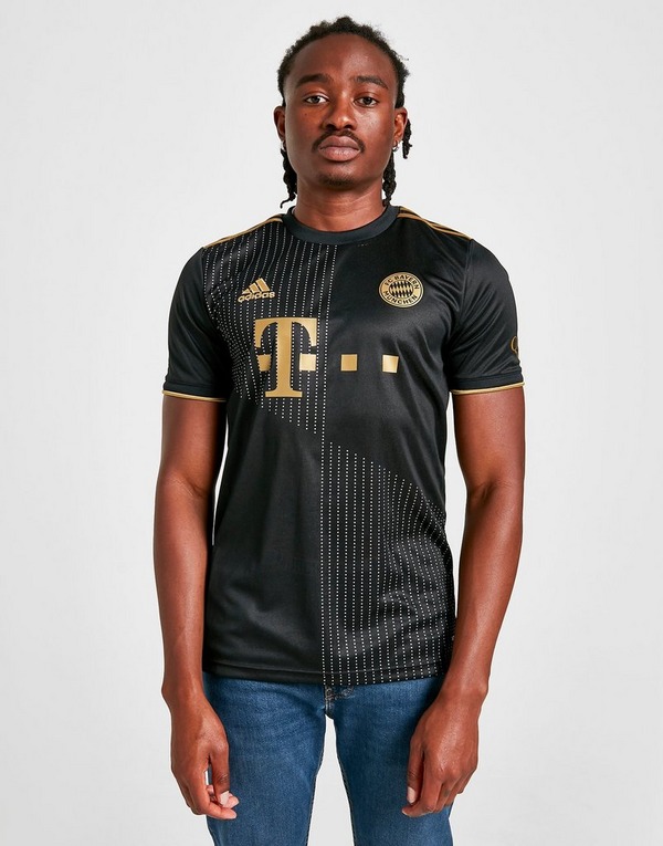 Black Adidas Fc Bayern Munich 2021 22 Away Shirt Jd Sports