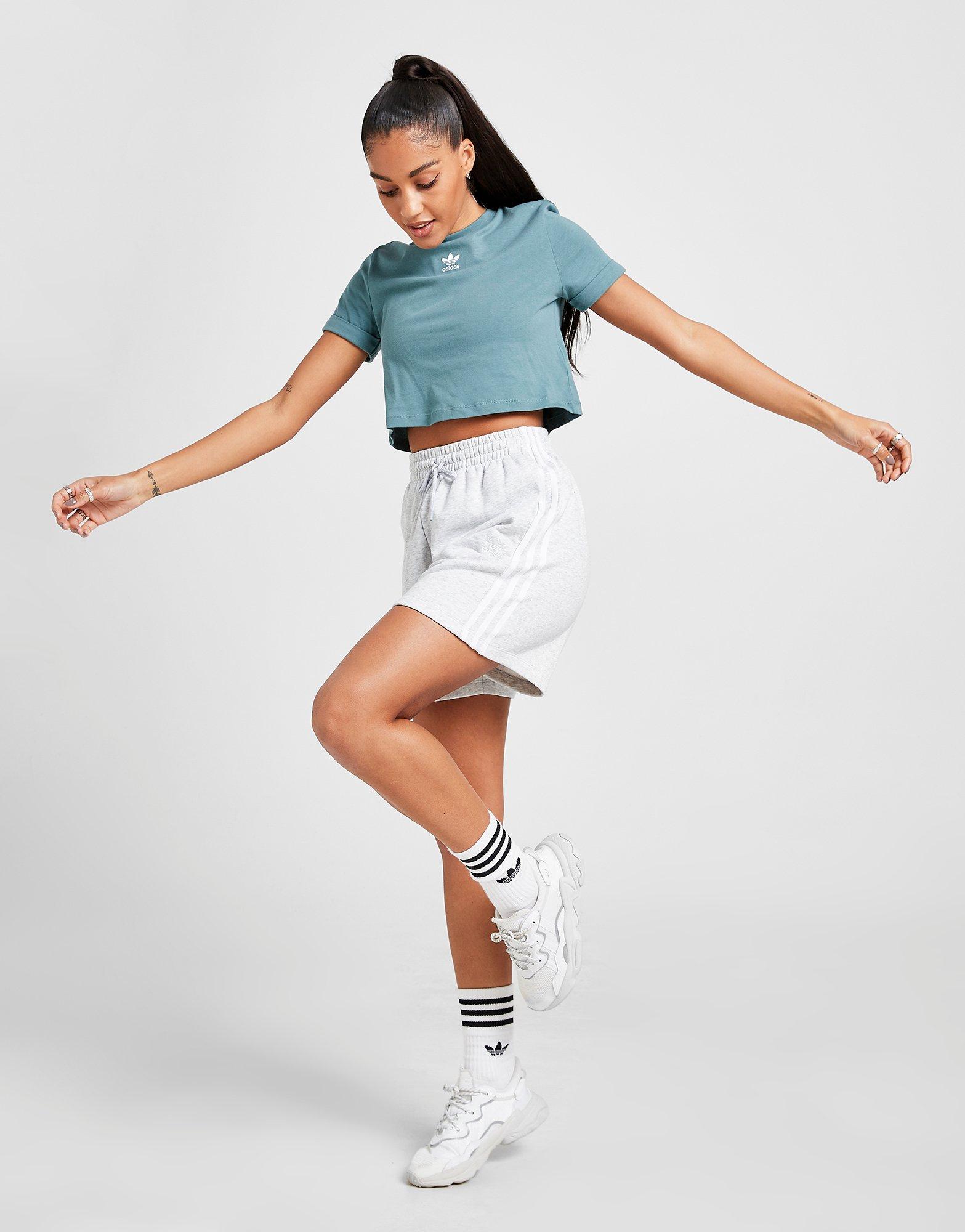 adidas Originals 3-Stripes Essential Boyfriend Shorts