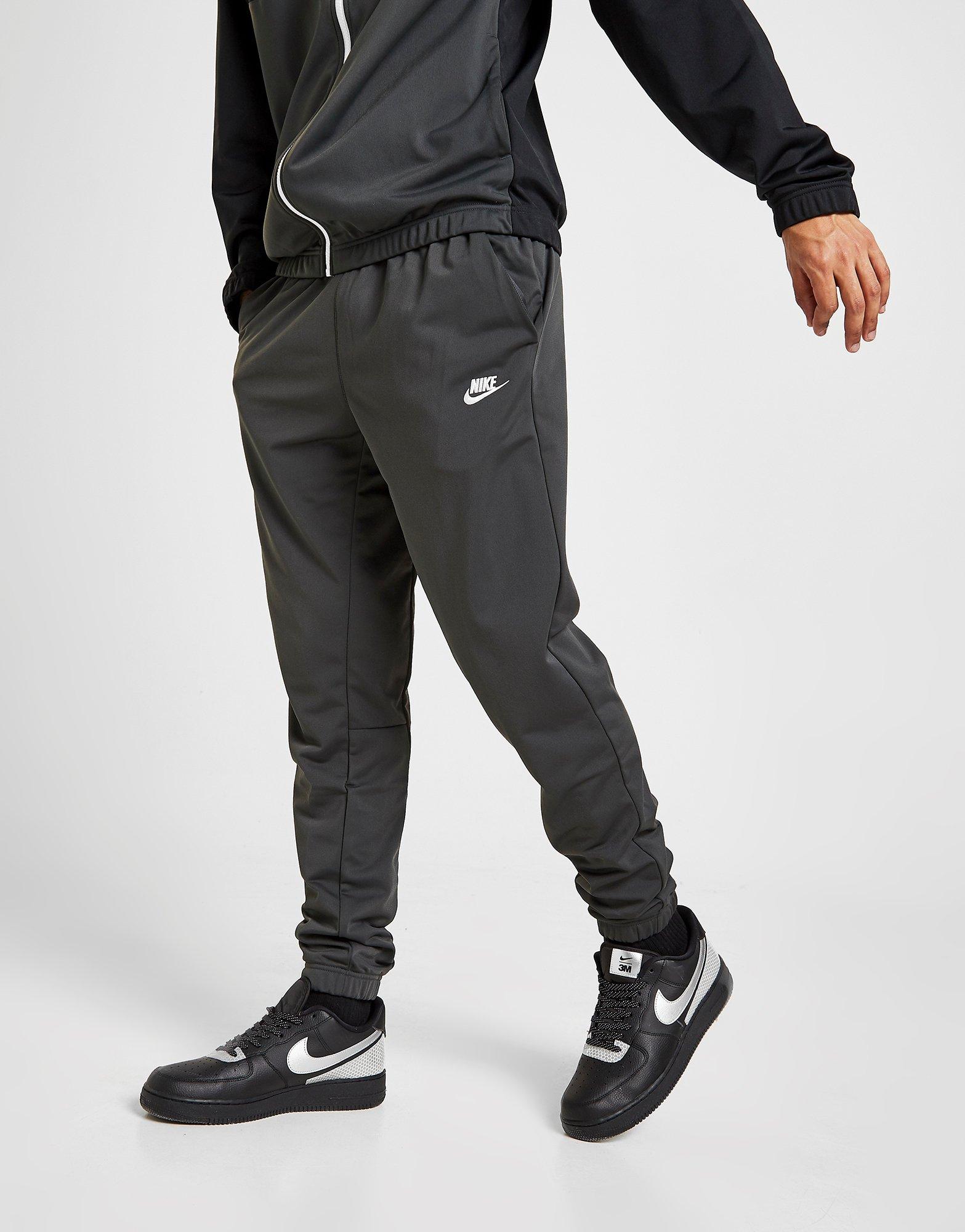 nike grey poly track pants