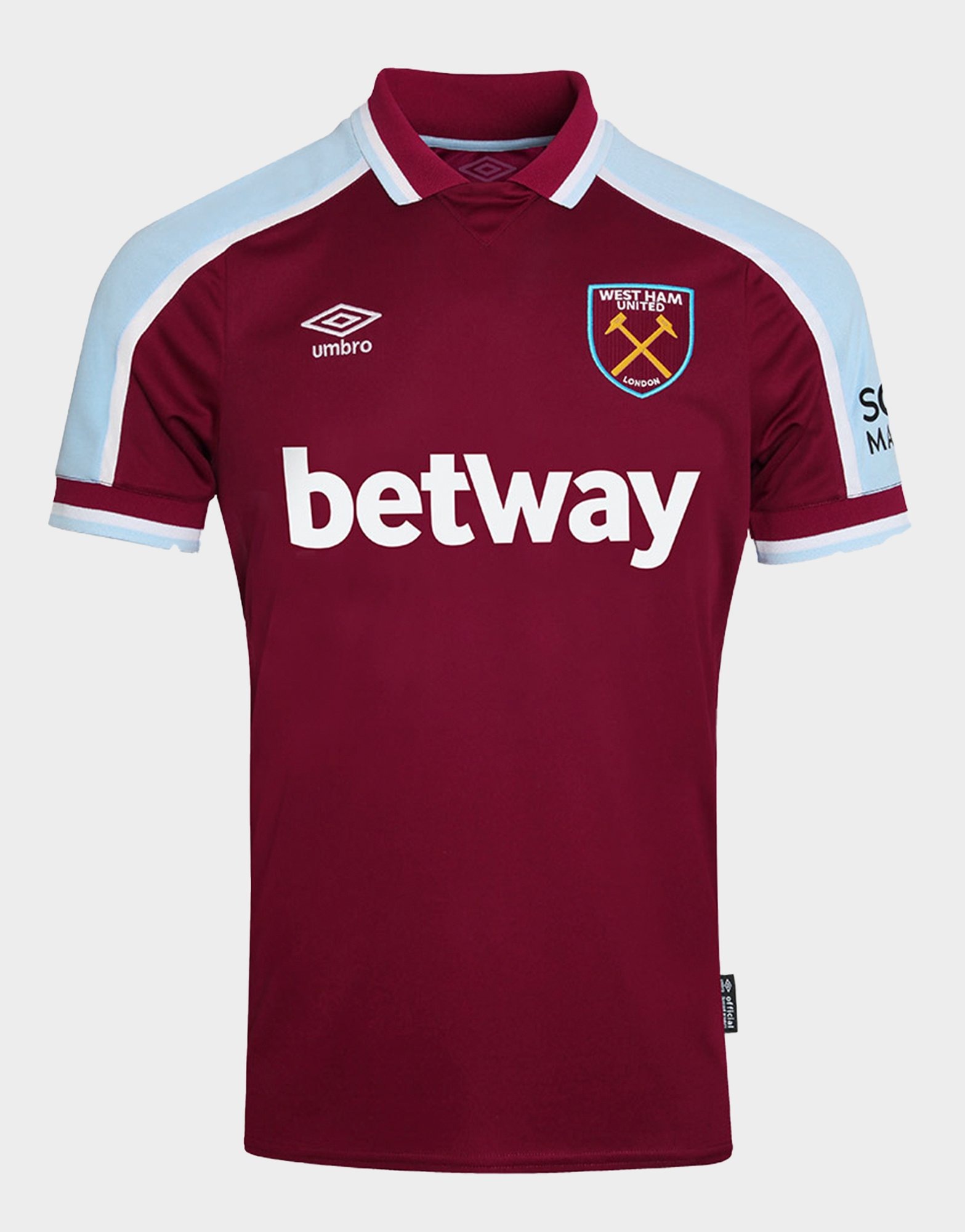 Inloggegevens Met andere woorden Typisch Umbro West Ham United FC 2021/22 Home Shirt