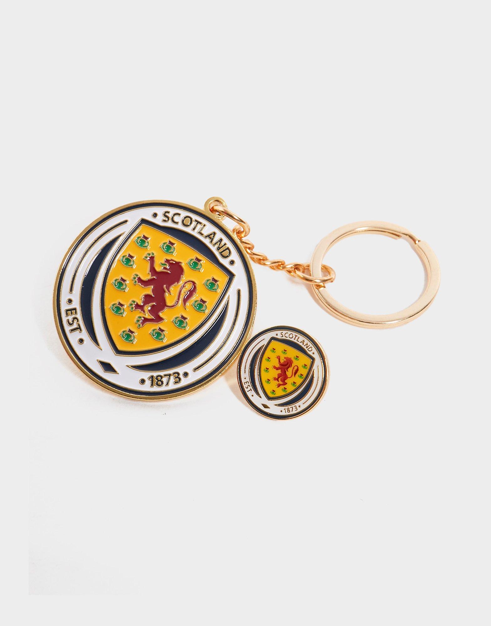 Official Team Scotland Crest Badge & Keyring Set