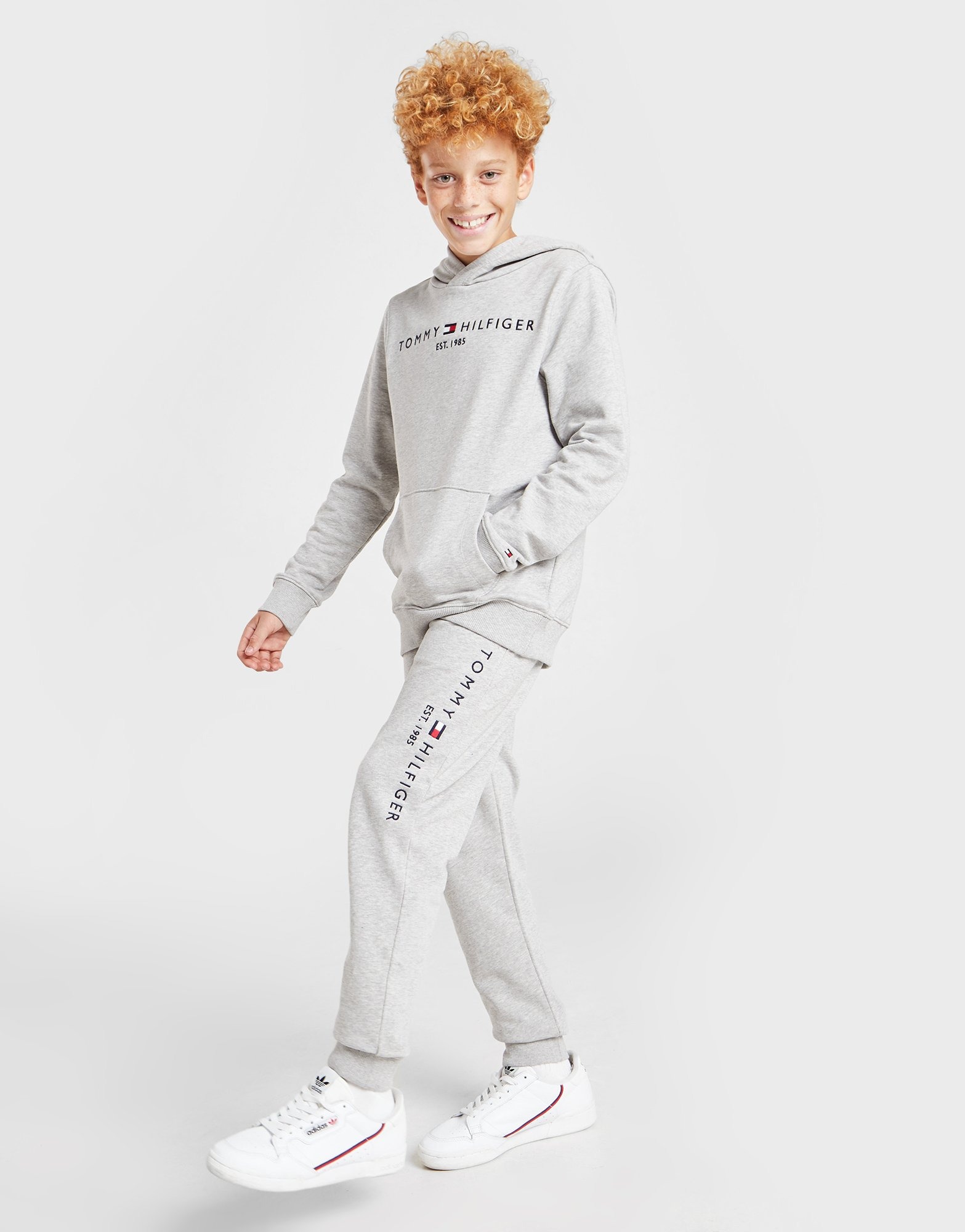 Grey Tommy Essential Joggers Junior Sports
