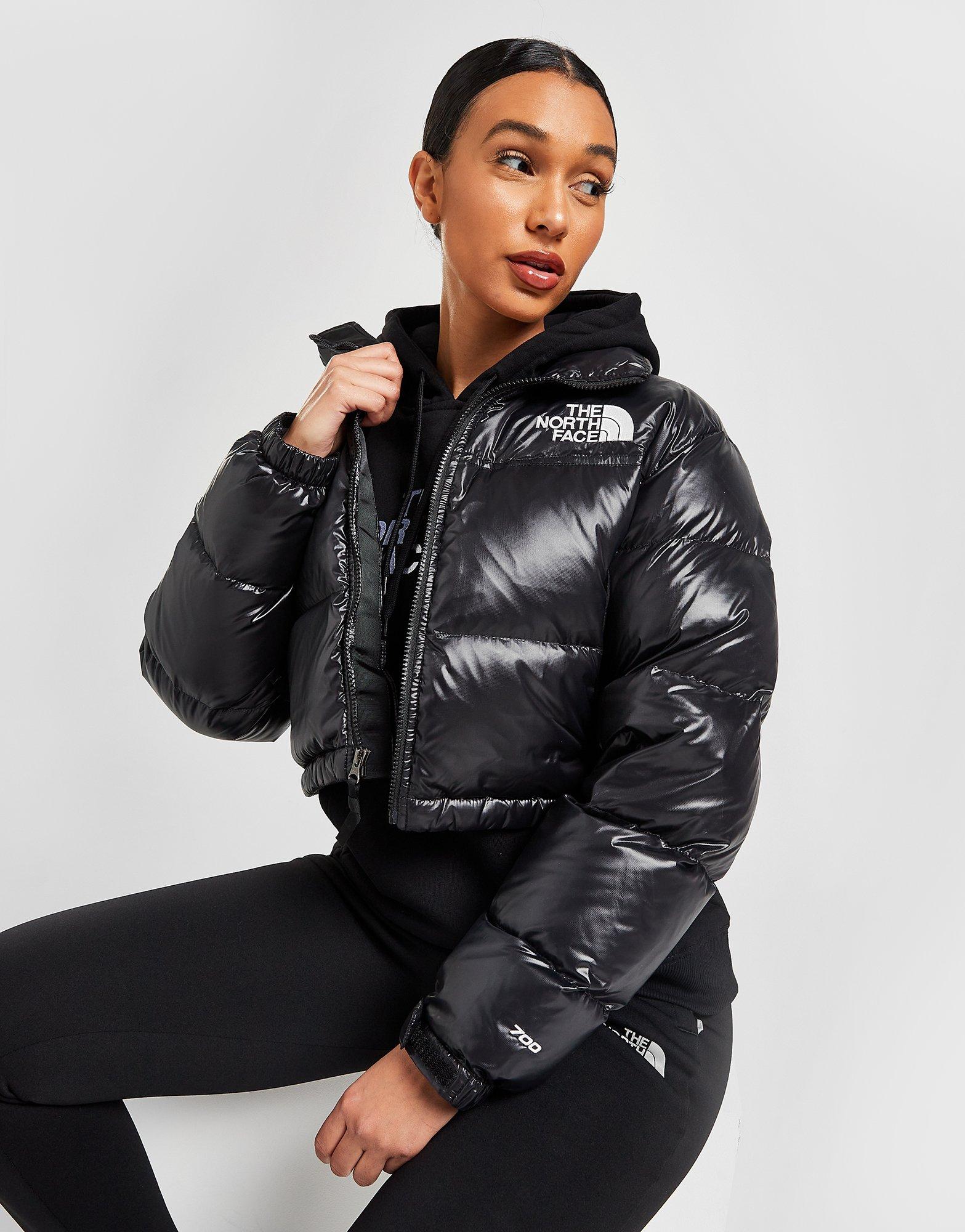 Cropped nuptse jacket online