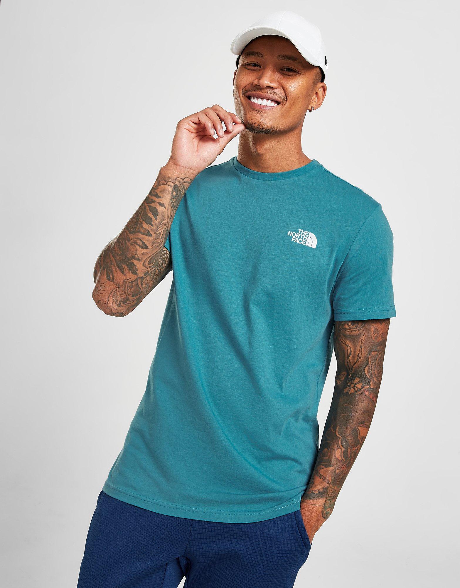 North Dome Global T-Shirt Simple Blue Face - The JD Sports