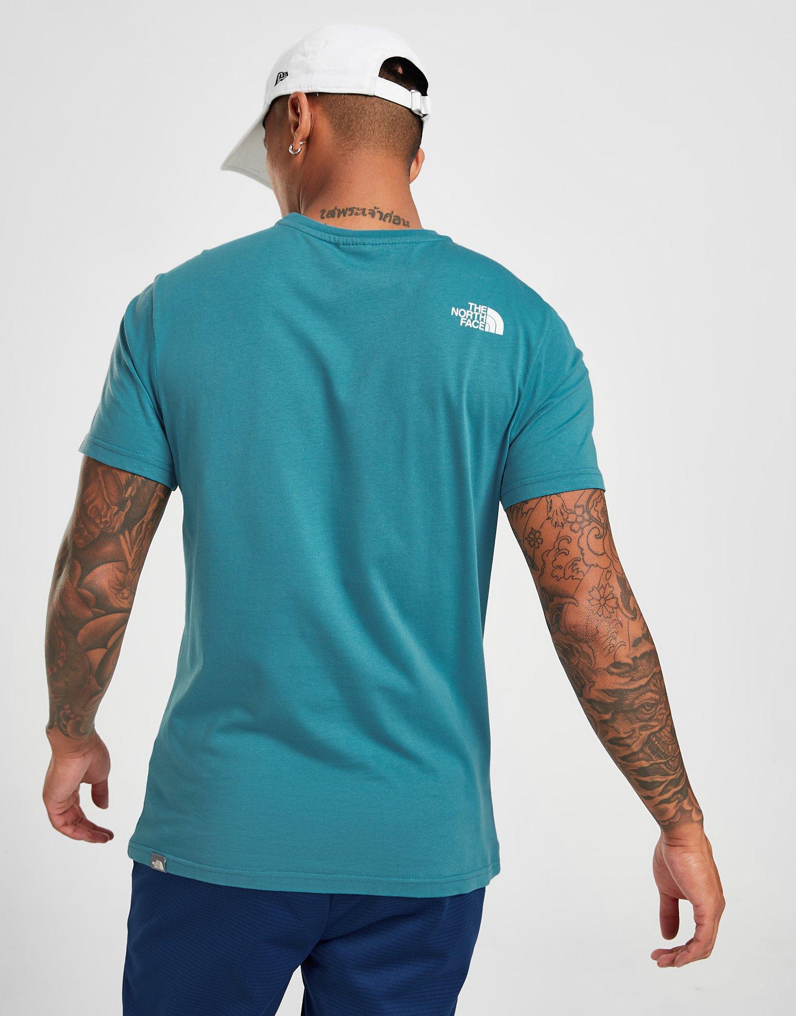 Blue The North Face T-Shirt Dome Global Simple - Sports JD