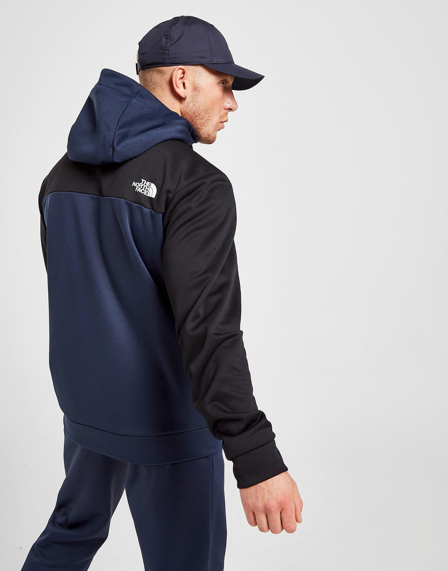 north face mittellegi hoodie blue