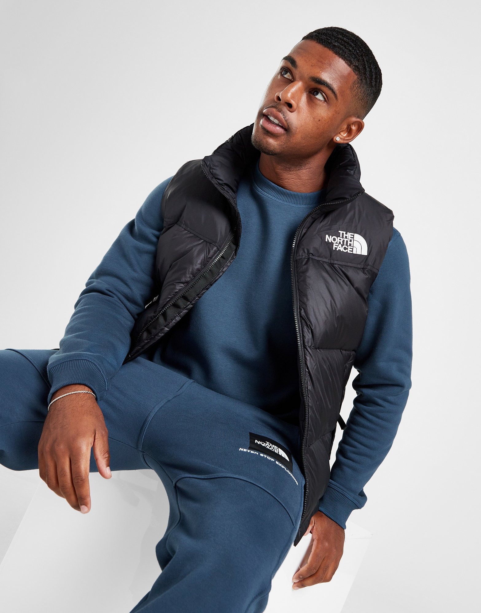 Black The North Face Nuptse Vest JD Sports UK
