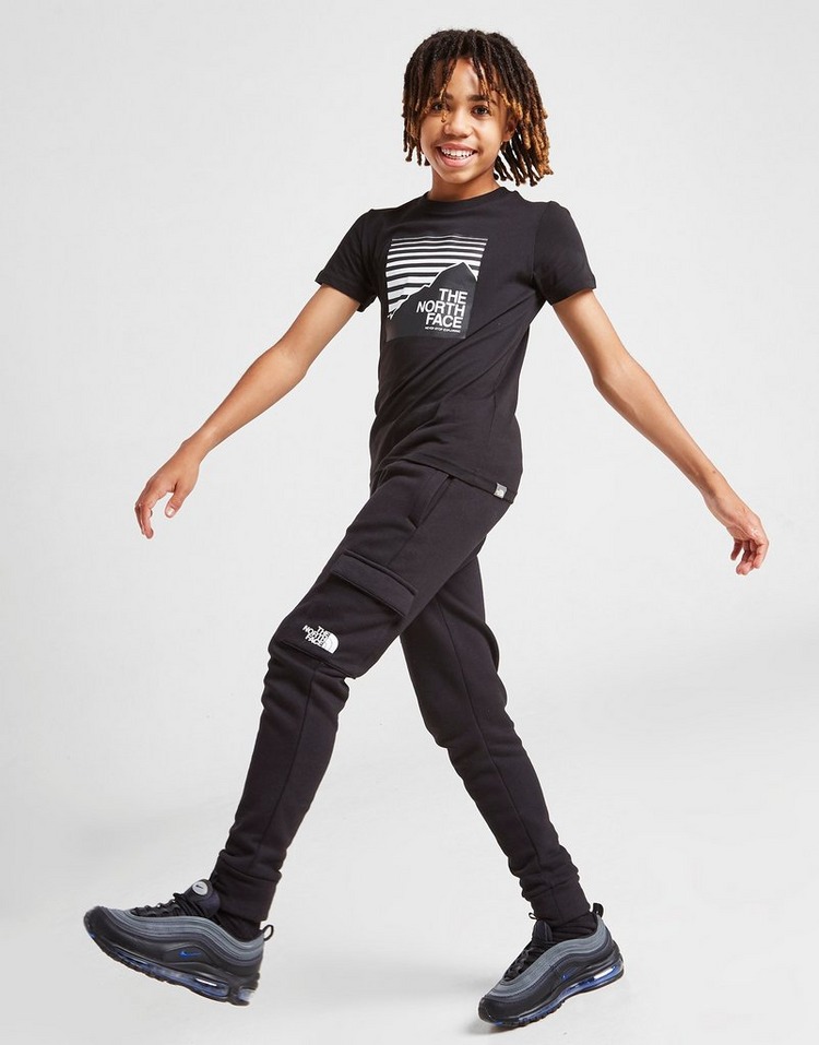 Black The North Face Cargo Fleece Joggers Junior | JD Sports Global