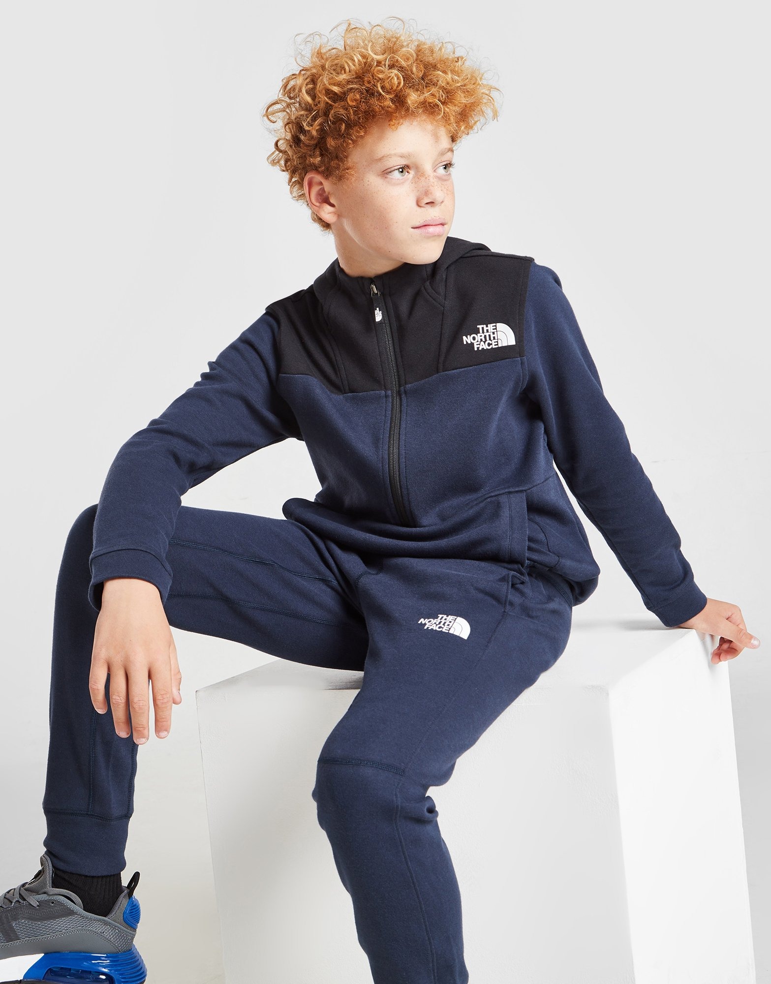 on the other hand, dead window Blue The North Face Slacker 1/4 Zip Fleece Tracksuit Junior - JD Sports