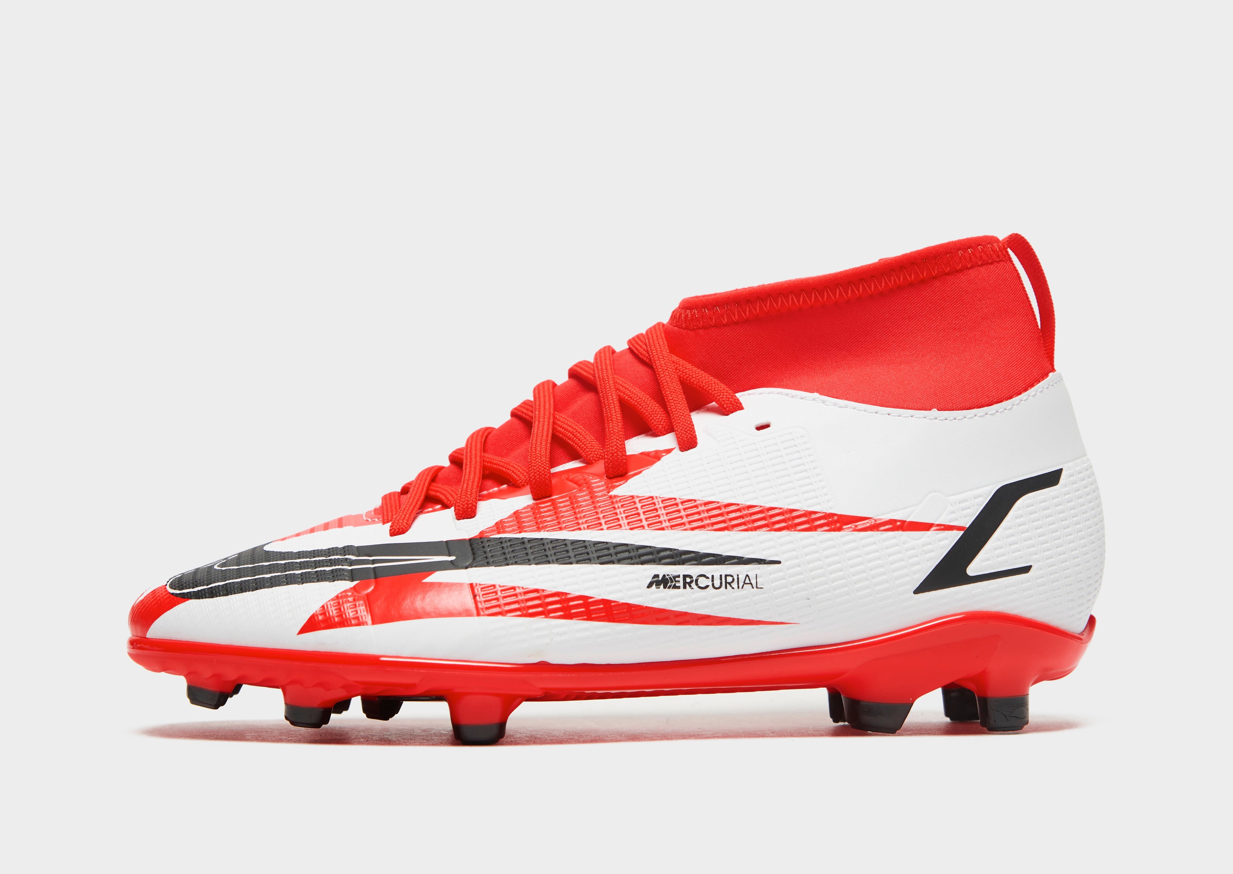 Red Nike Mercurial Superfly Cr7 Fg Junior Jd Sports