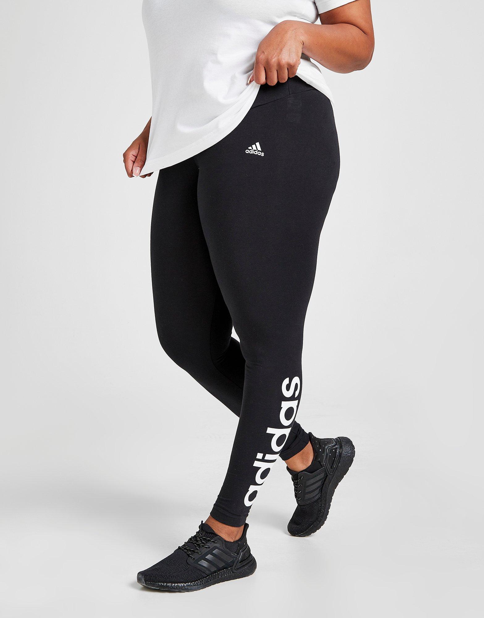 adidas Core Linear Logo Plus Size Leggings