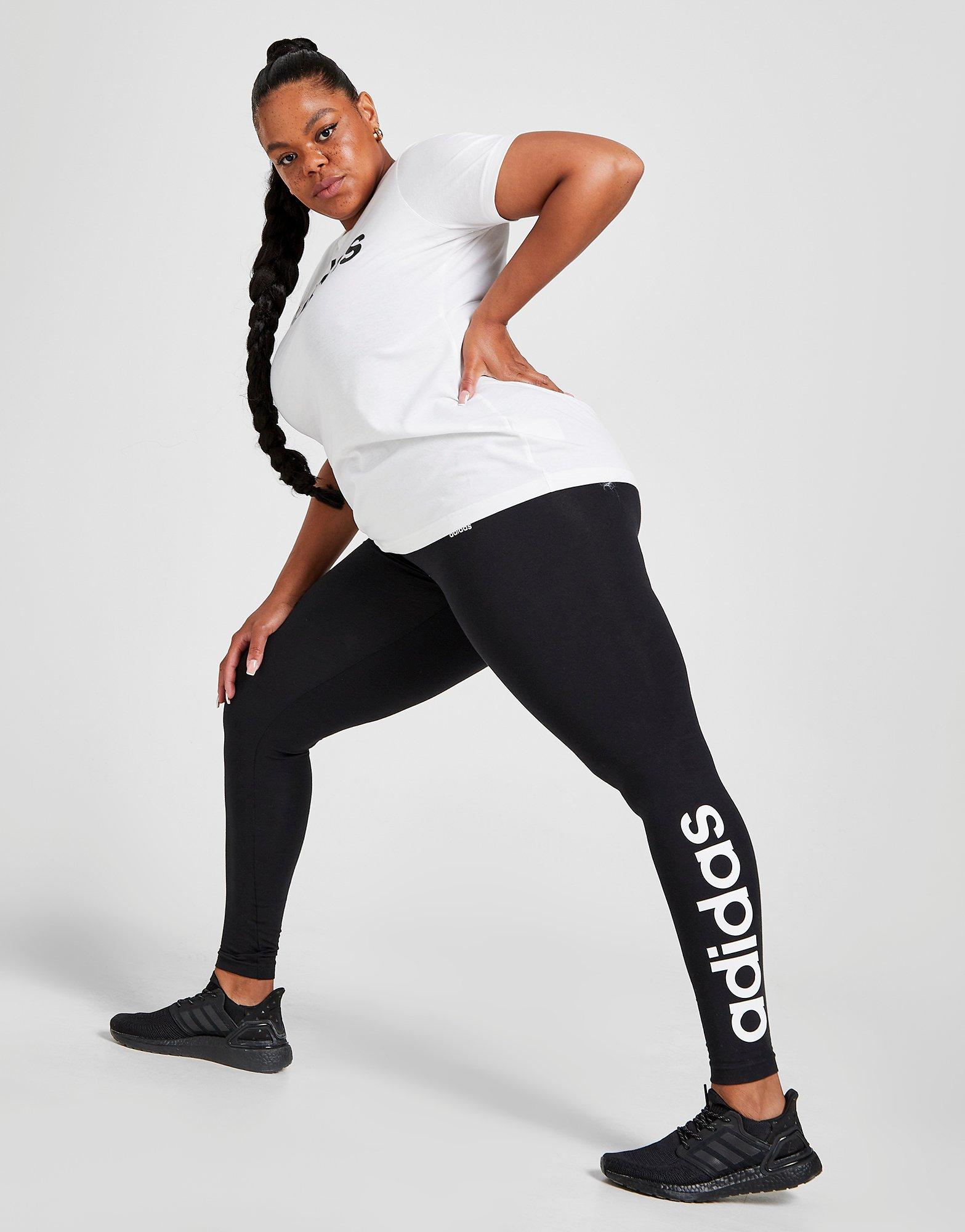 adidas Core Linear Logo Plus Size Leggings