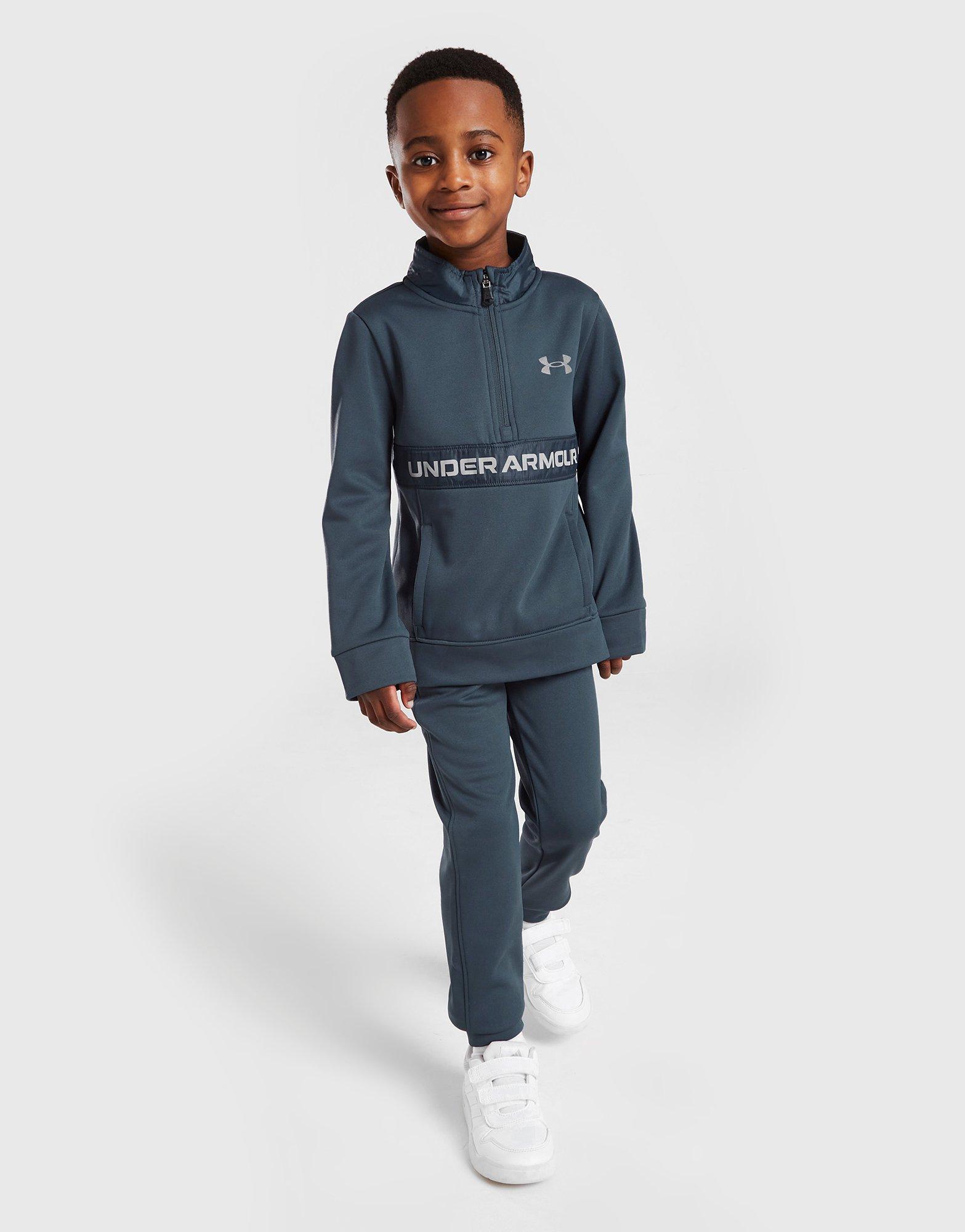Under Armour UA Armour Fleece Max 1/4 Zip Tracksuit Children