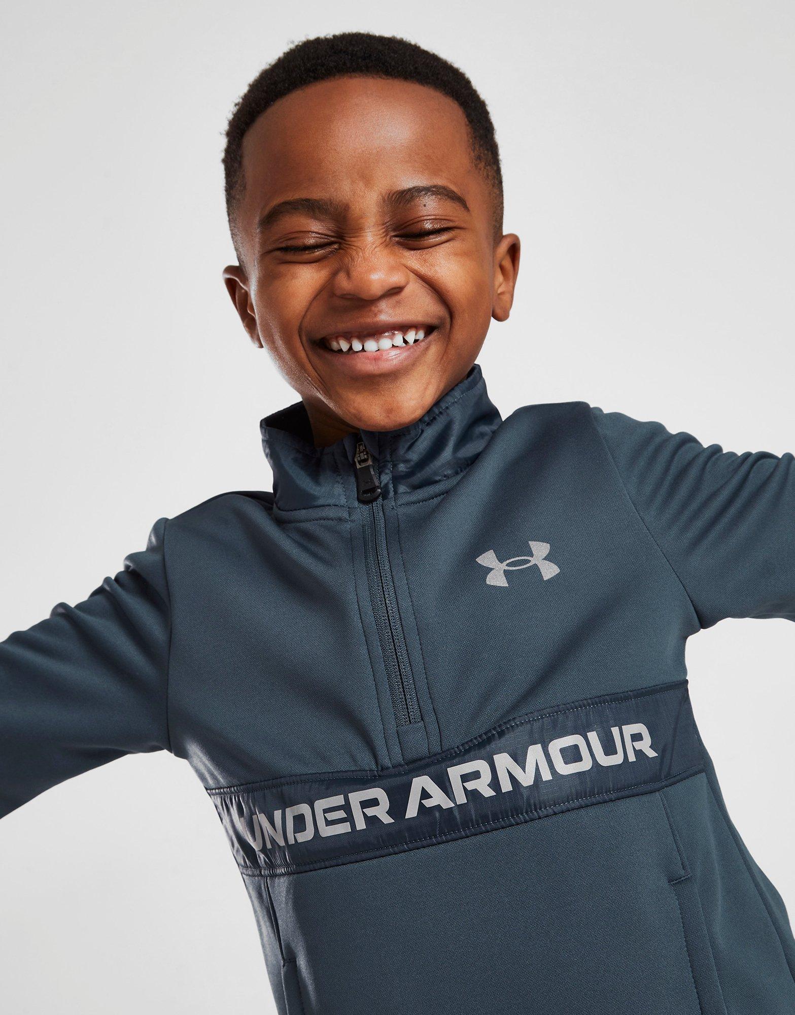 Under Armour UA Armour Fleece Max 1/4 Zip Tracksuit Children