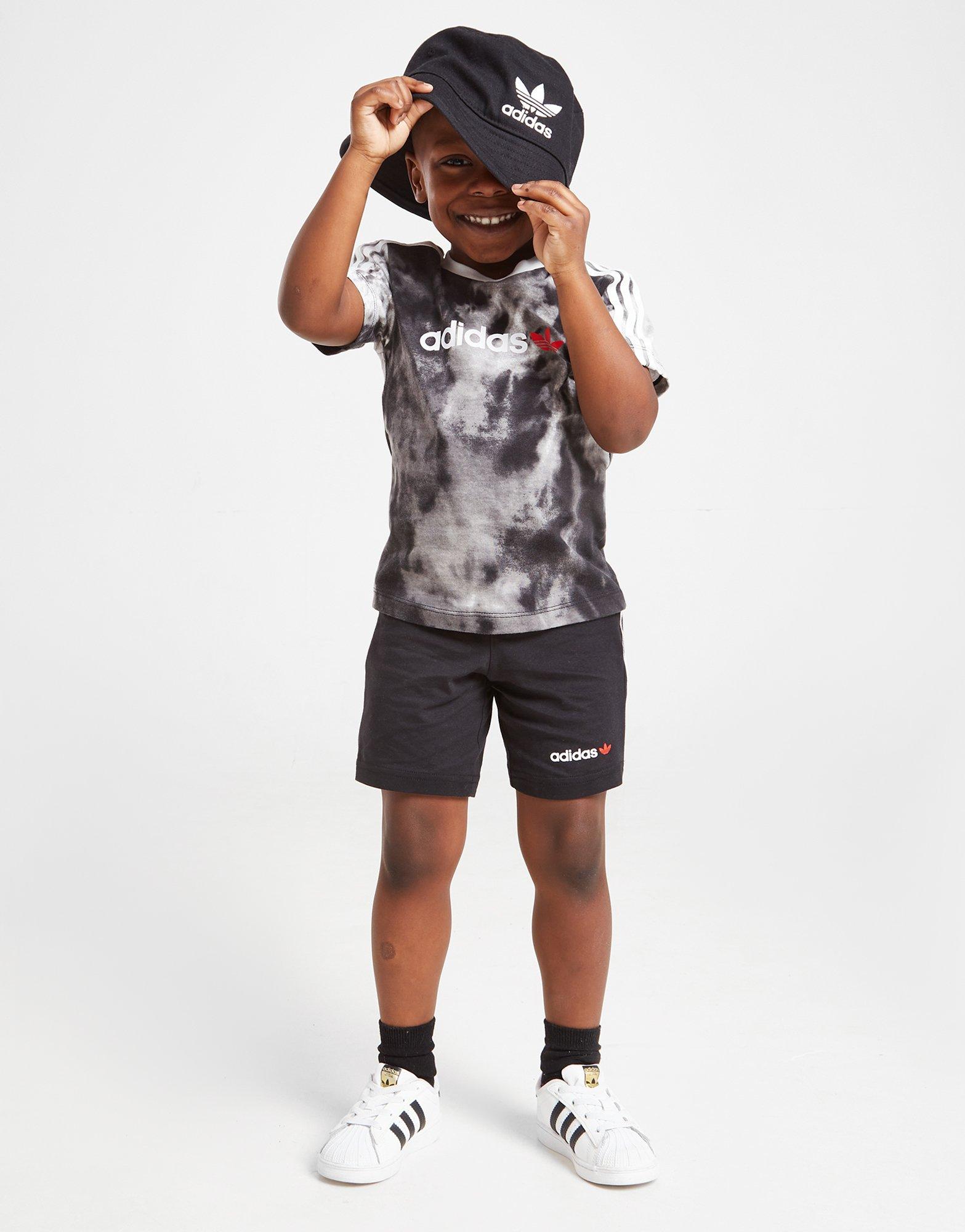 adidas Originals Tie Dye T-Shirt/Shorts Set Infant