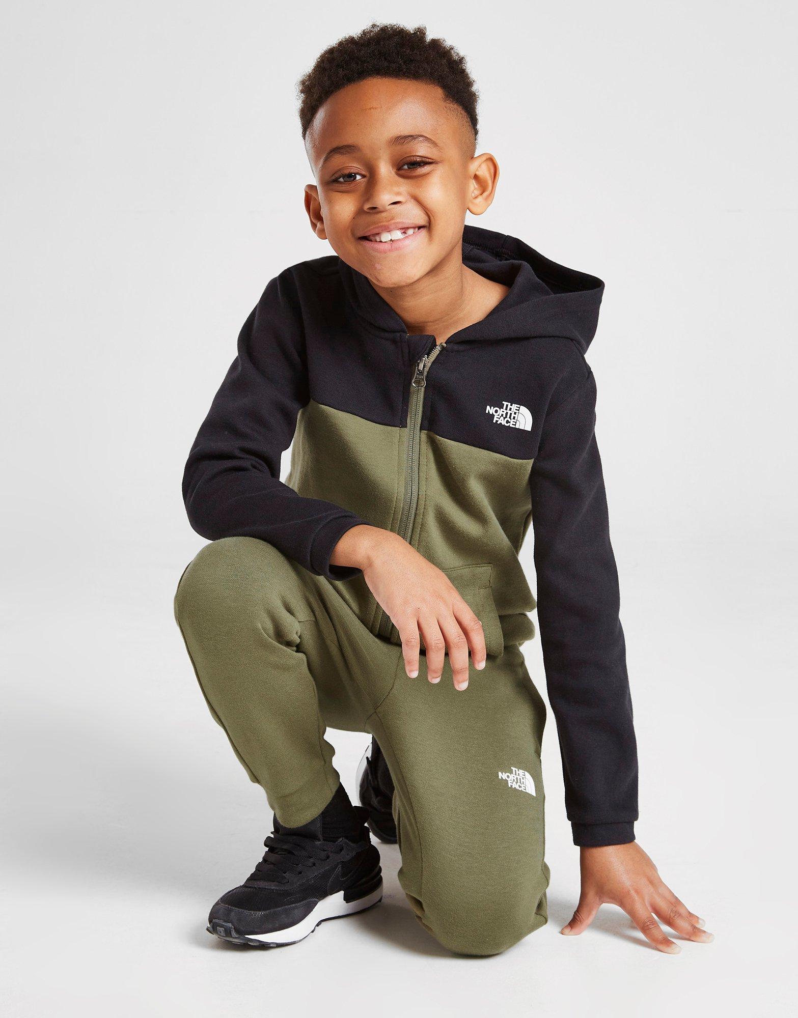 north face khaki tracksuit