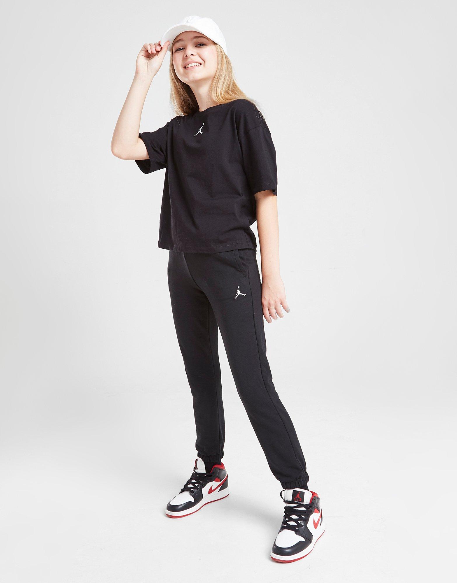 Zwart Jordan Girls' Essential Joggers Junior JD Sports