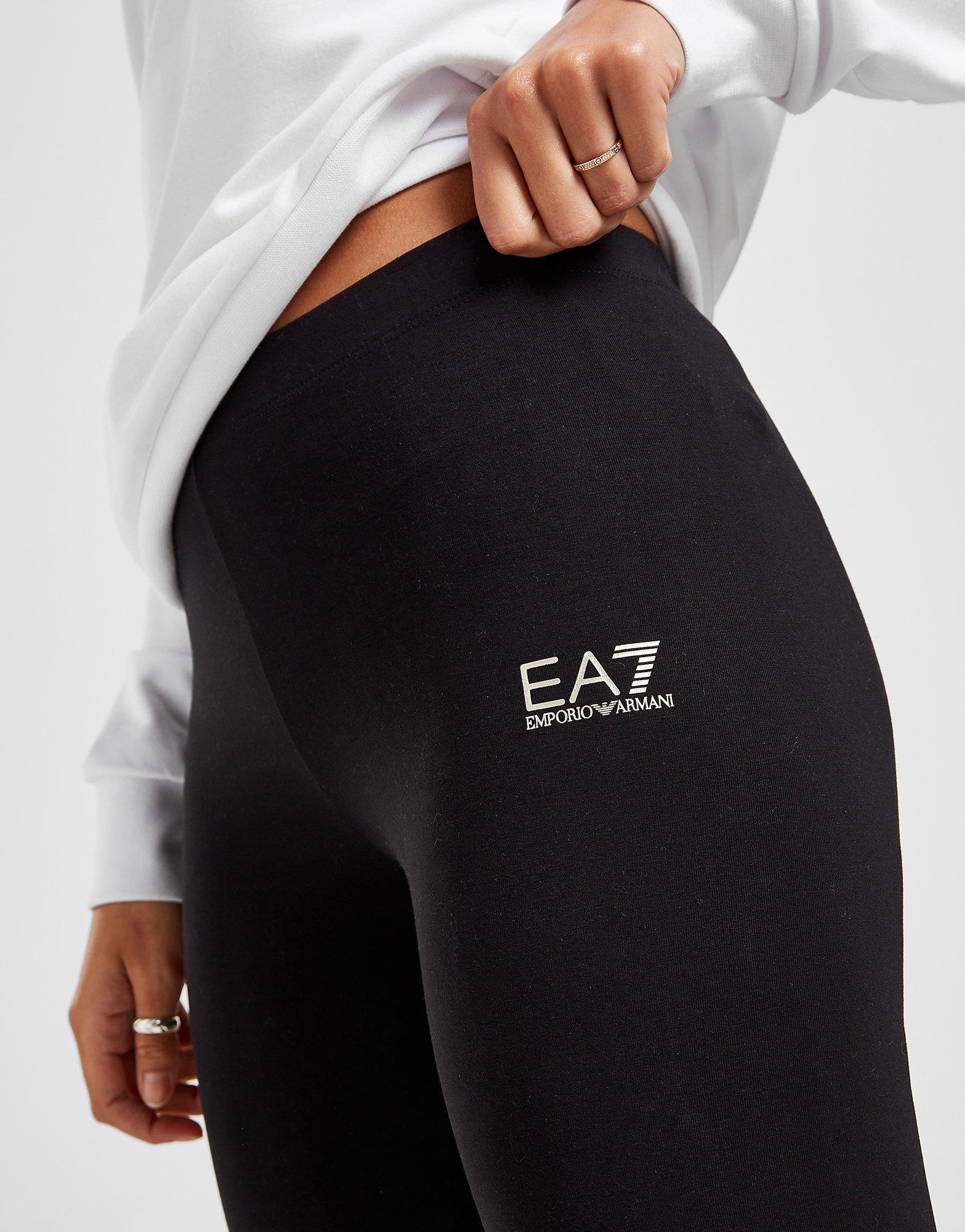 Legging EA7 Logo Preta - Compre Agora