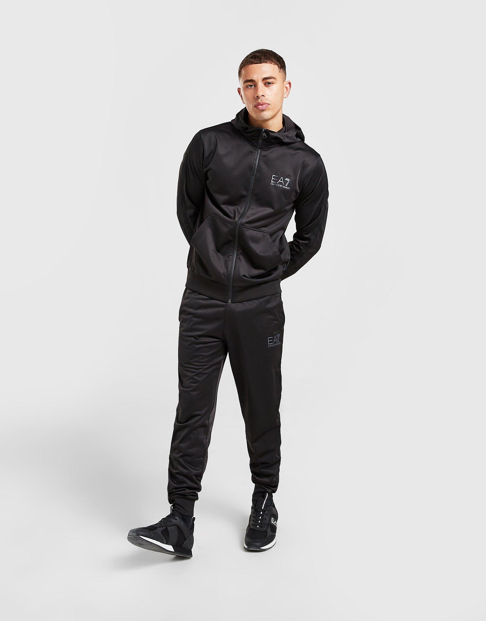 Emporio Armani EA7 Elasticated Tape Full Zip Poly Tracksuit