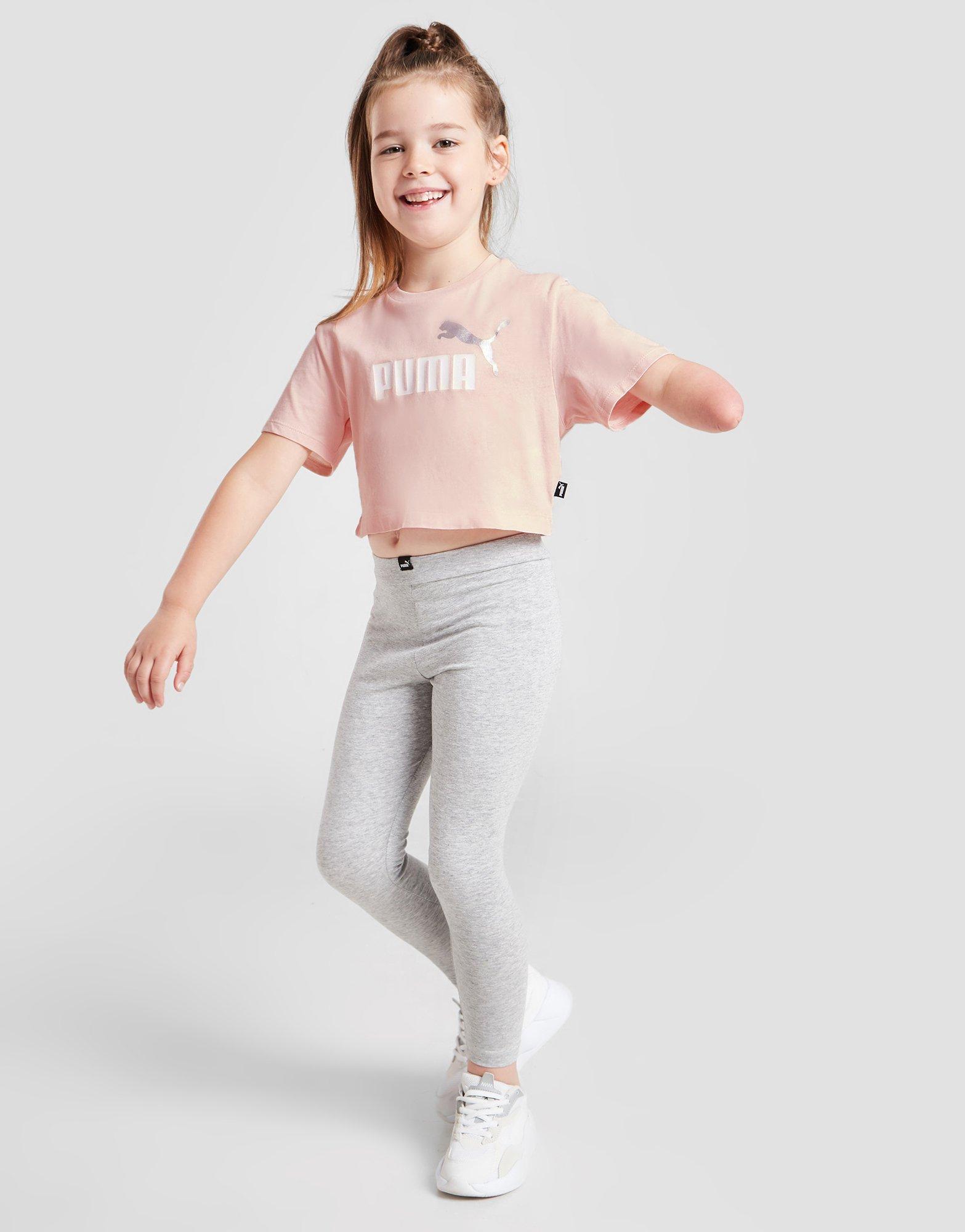 Pink puma store crop top