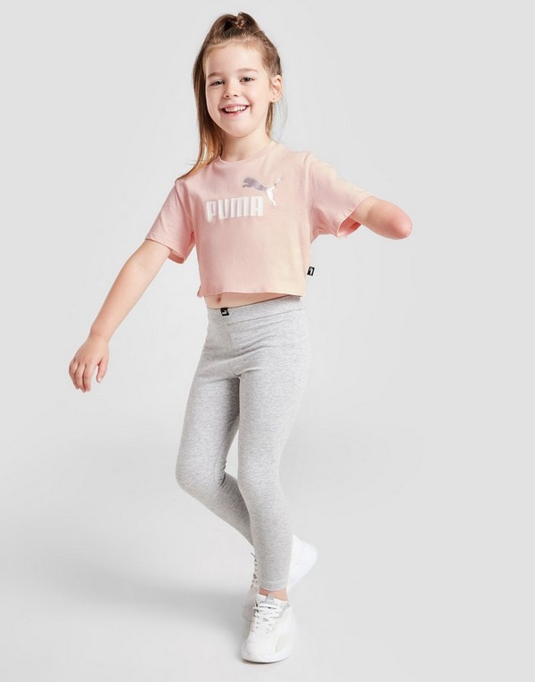 Puma Girls' Essential Crop T-Shirt Children