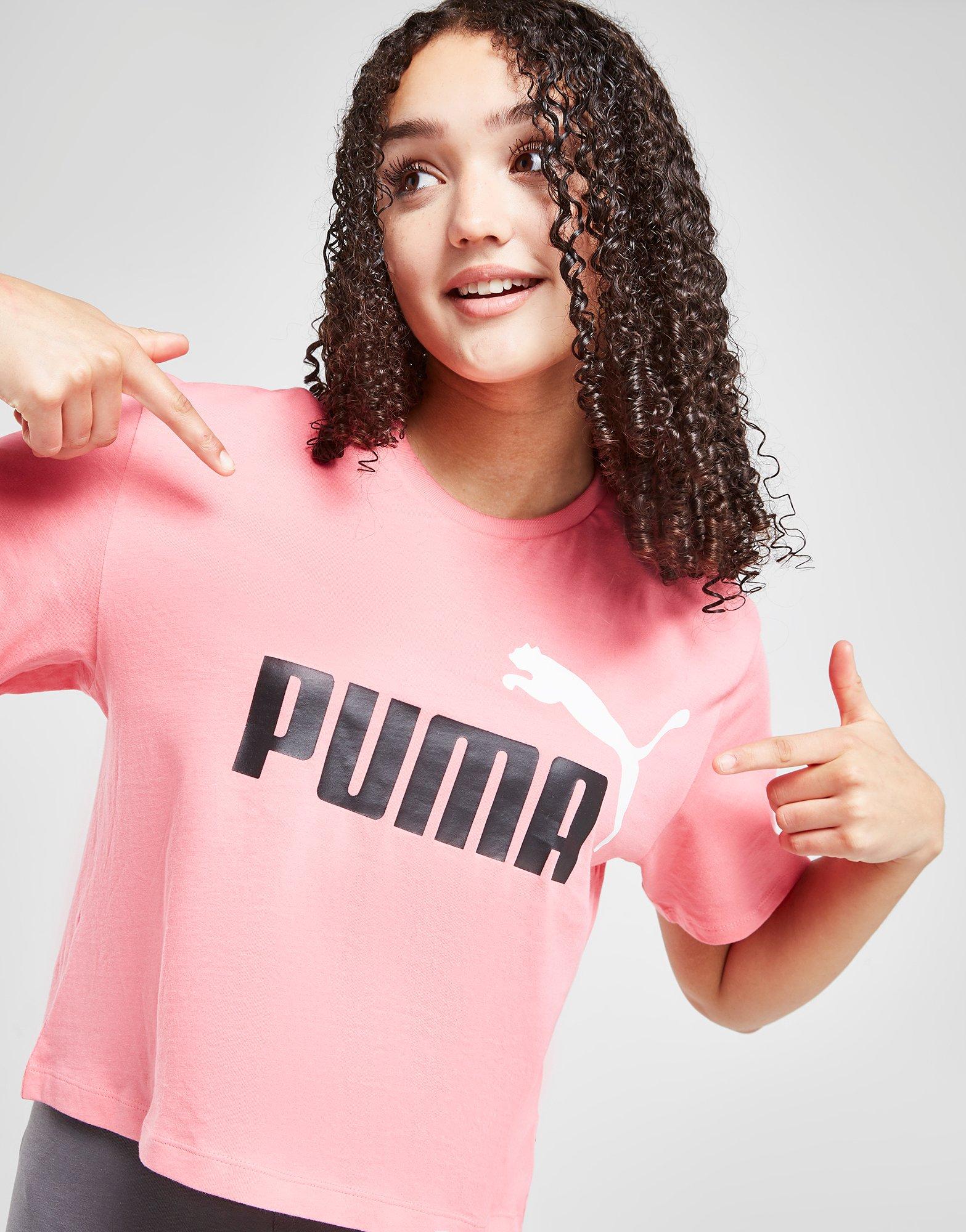 Puma Girls' Essential Crop T-Shirt Junior