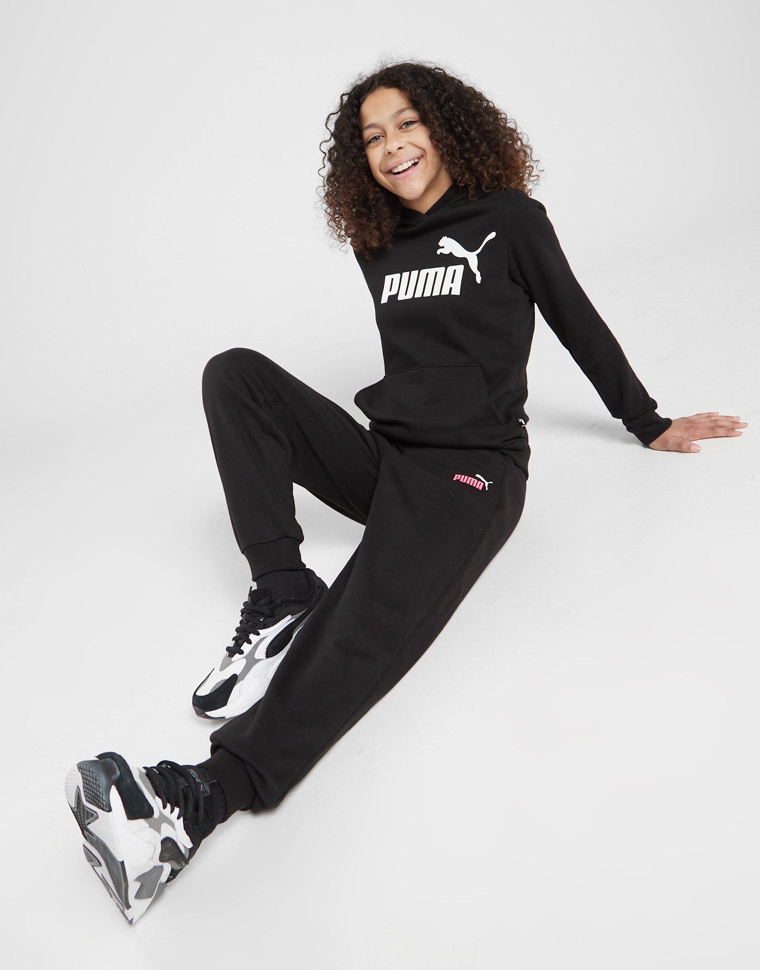 Black Puma Sportswear Essential Joggers Junior - JD Sports NZ