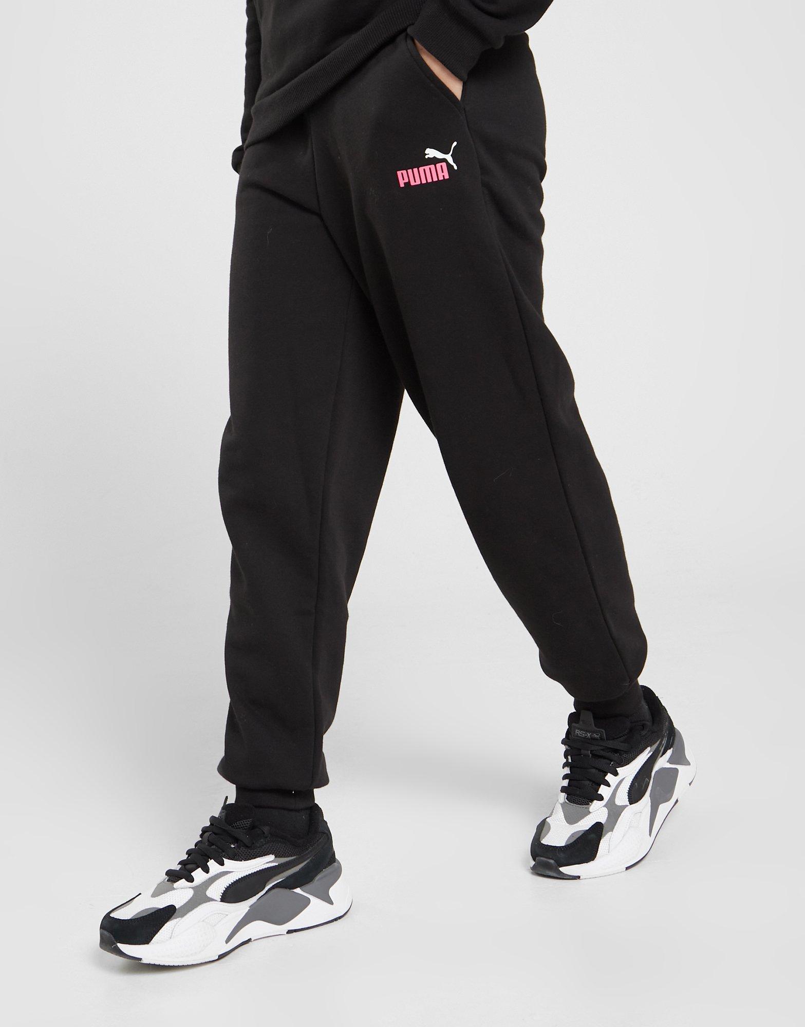 Black Puma Sportswear Essential Joggers Junior - JD Sports NZ