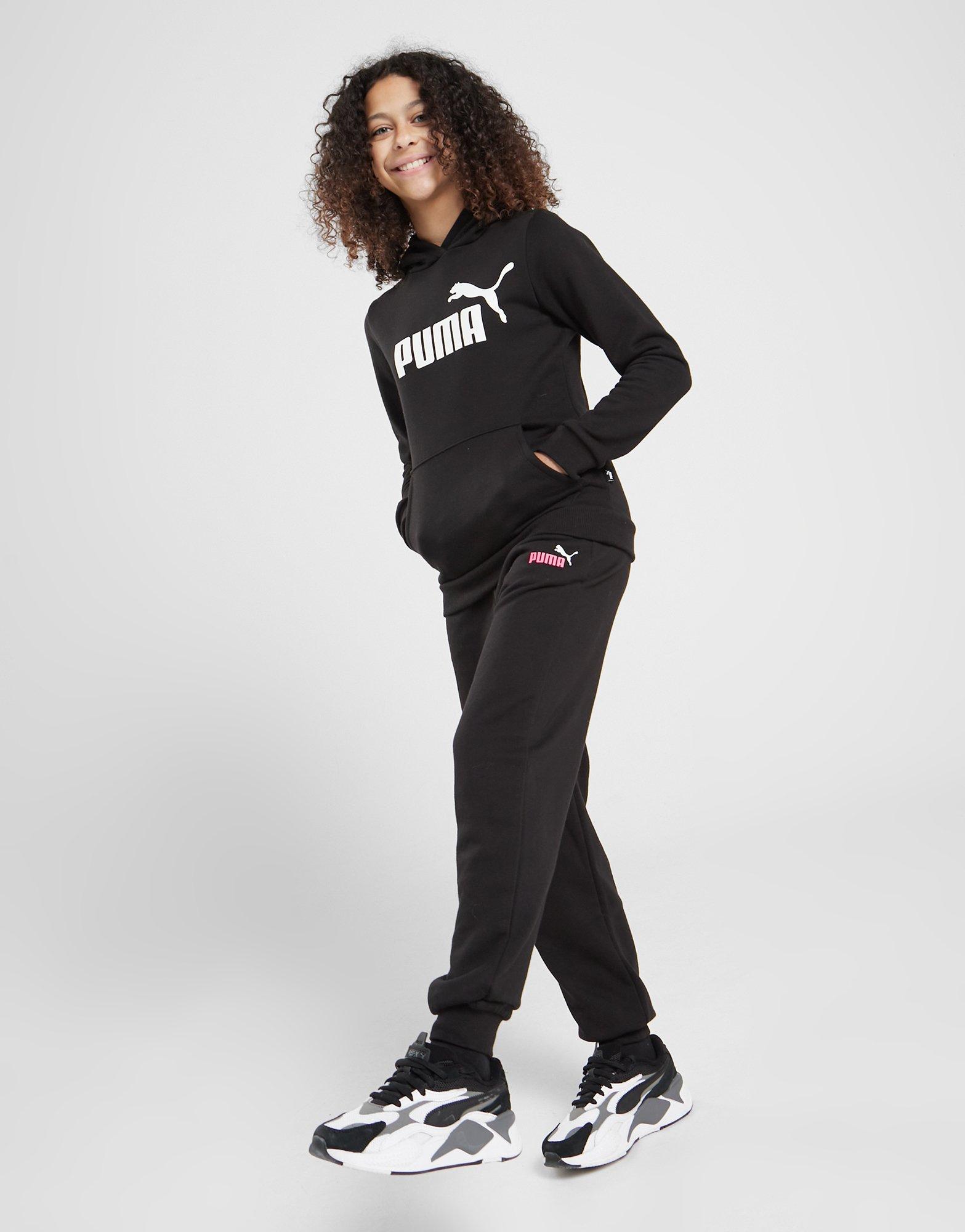 Black Puma Sportswear Essential Joggers Junior - JD Sports NZ