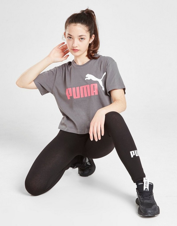 Puma Girls' Core Crop T-Shirt Junior