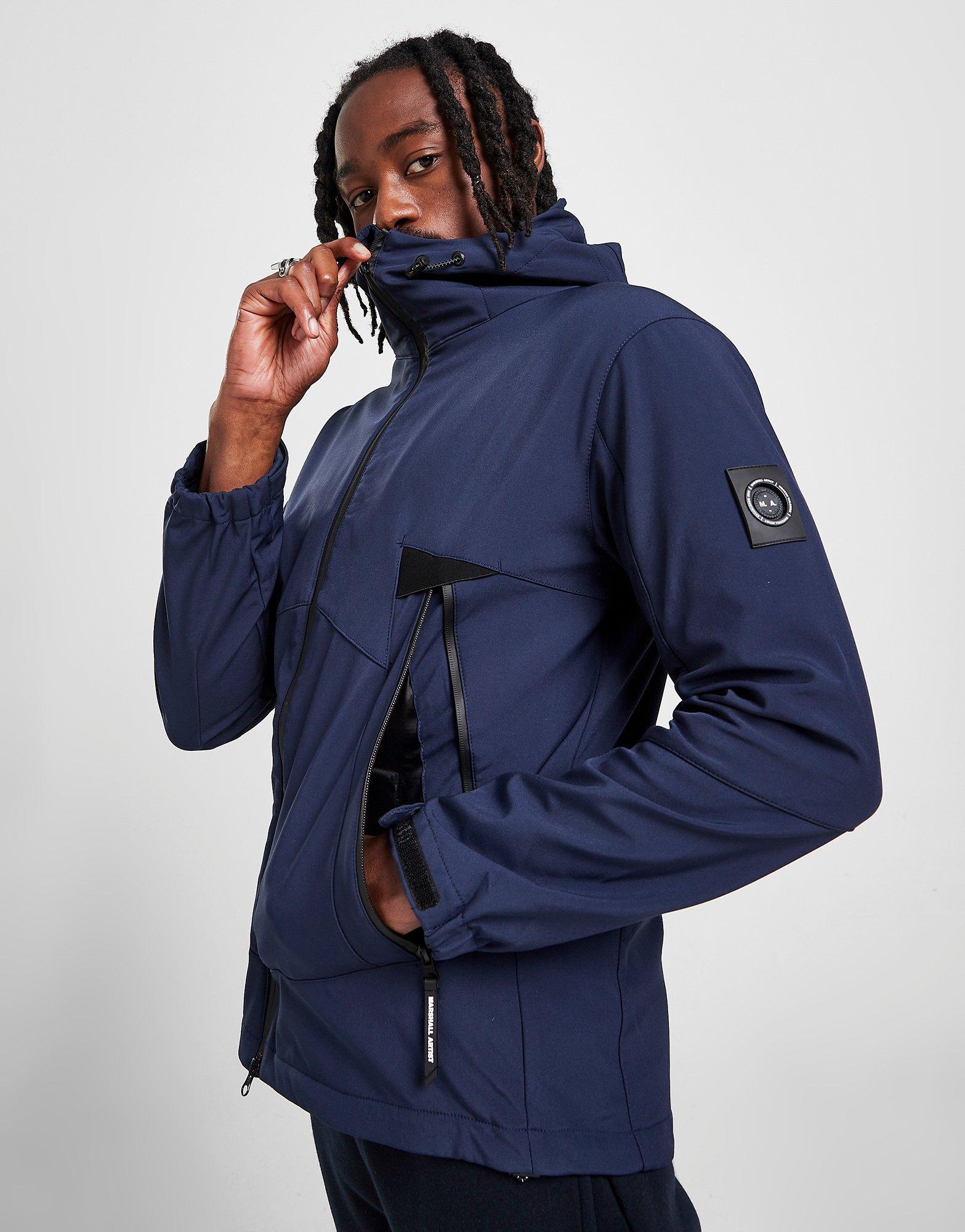 Blue Marshall Artist Softshell Jacket | JD Sports UK