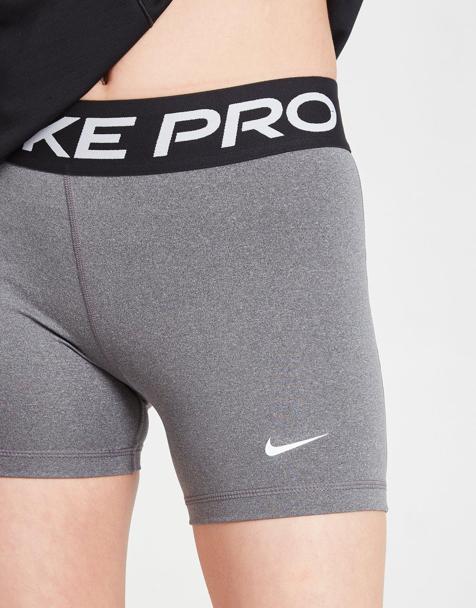 Nike Pro Girls' Short Carbonheather/grey
