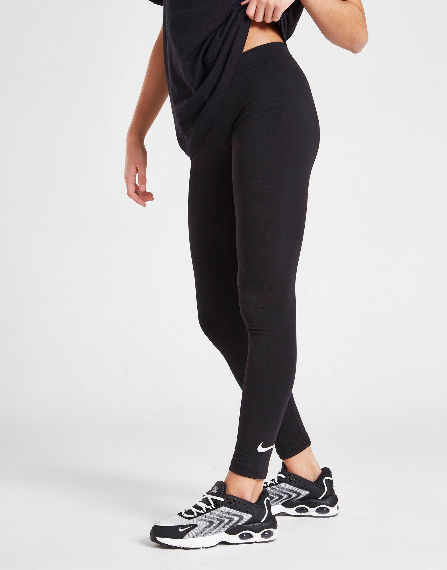 Black Nike Girls' Sportswear Swoosh Leggings Junior - JD Sports