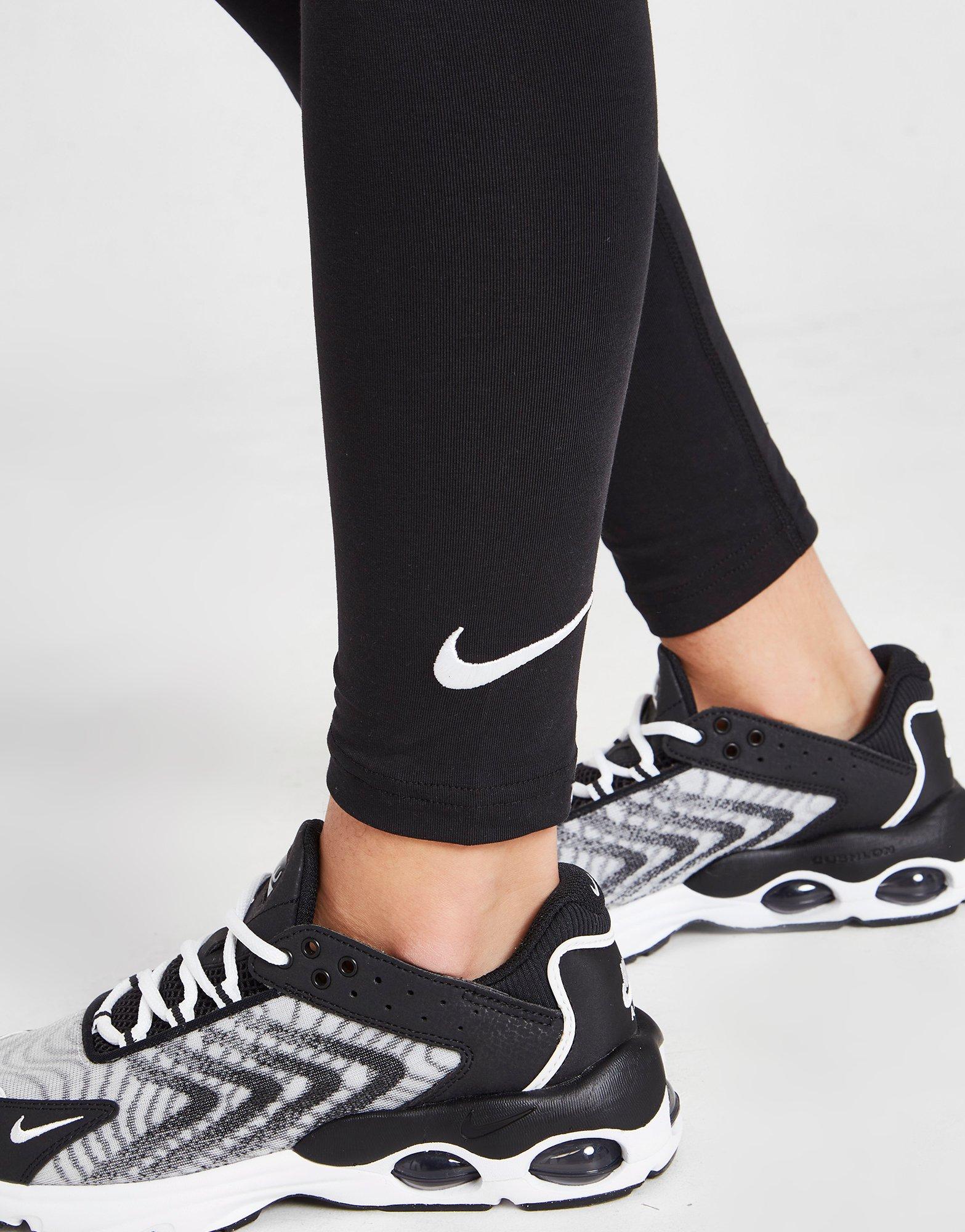 Black Nike Girls' Sportswear Swoosh Leggings Junior - JD Sports