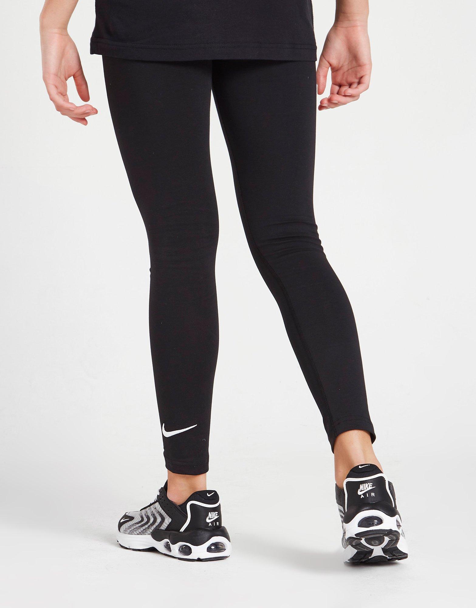 Black Nike Girls' Sportswear Swoosh Leggings Junior - JD Sports Global