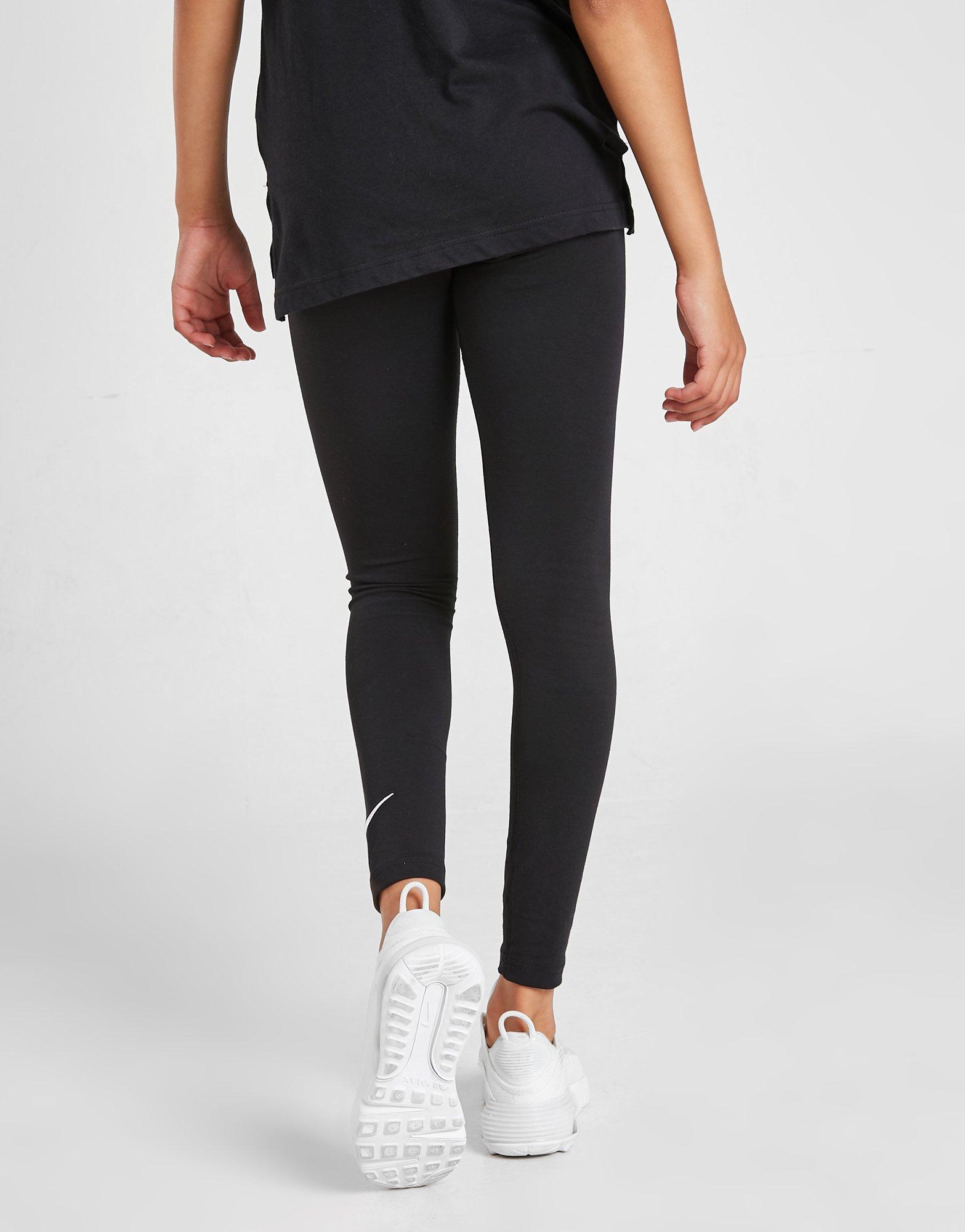 Nike Leggings Girls' Sportswear Swoosh para Júnior em Preto