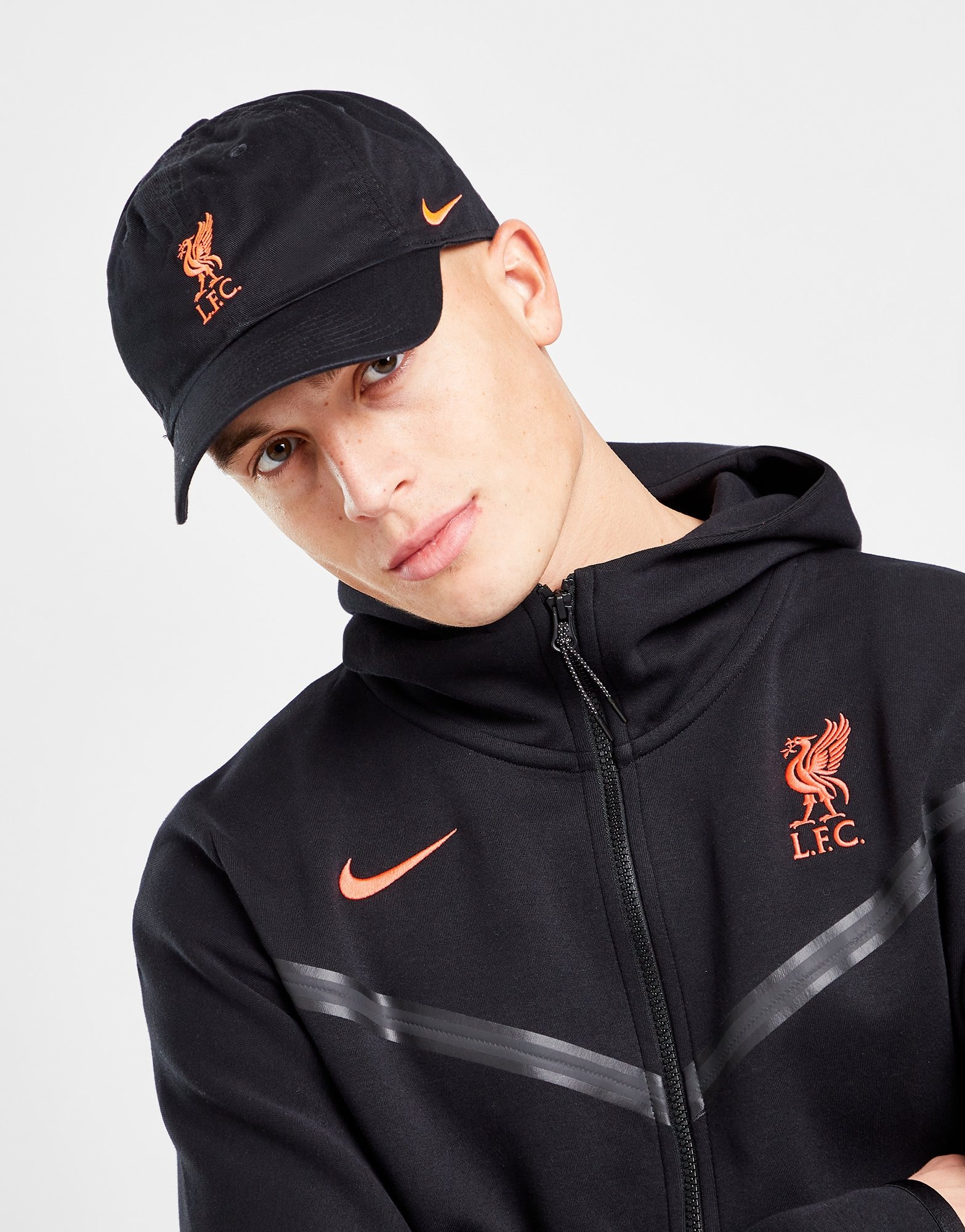 lfc black nike cap