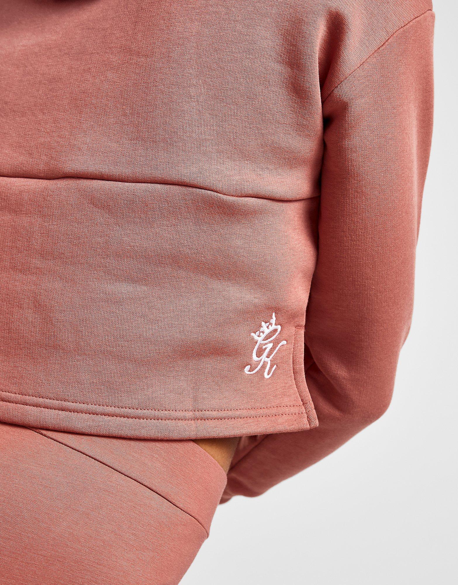 Gym King Sky Crop Logo Hoodie